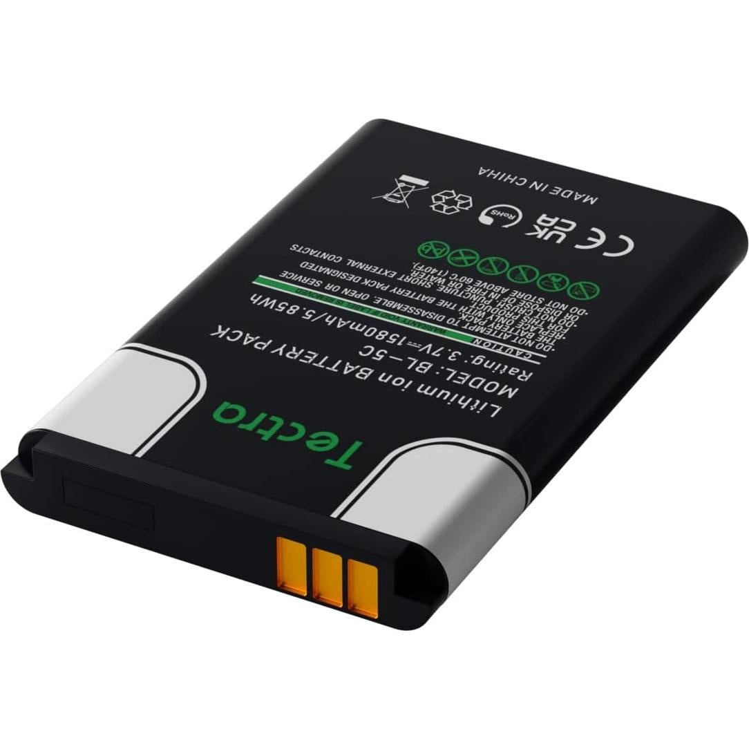 Baterías Recargables Tectra BL-5C 1580mAh para Radio Portátil