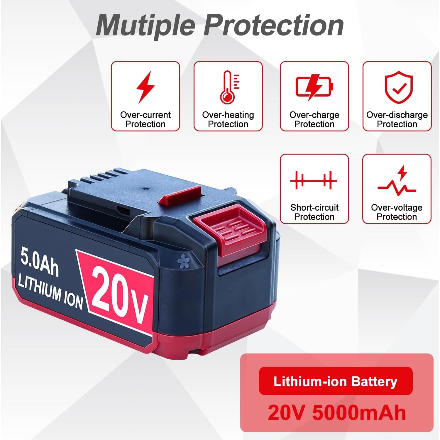 Batería de Litio-Ion 5000mAh 20V Bauer - Reemplazo Profesional