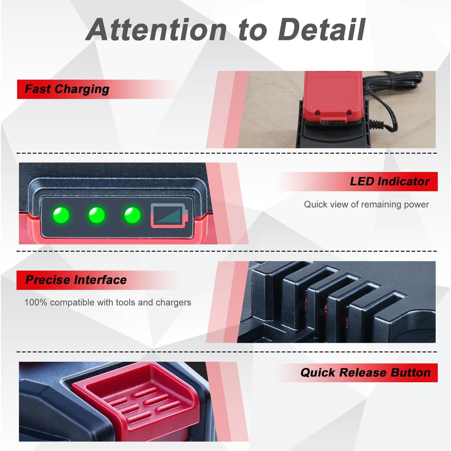 Batería de Litio-Ion 5000mAh 20V Bauer - Reemplazo Profesional