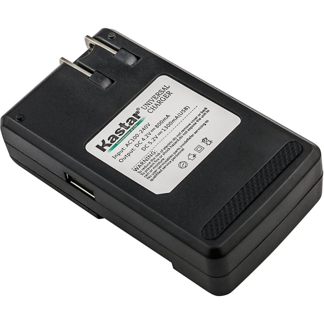 Kastar Batería BL-4C y Cargador LCD Inteligente 2-Pack