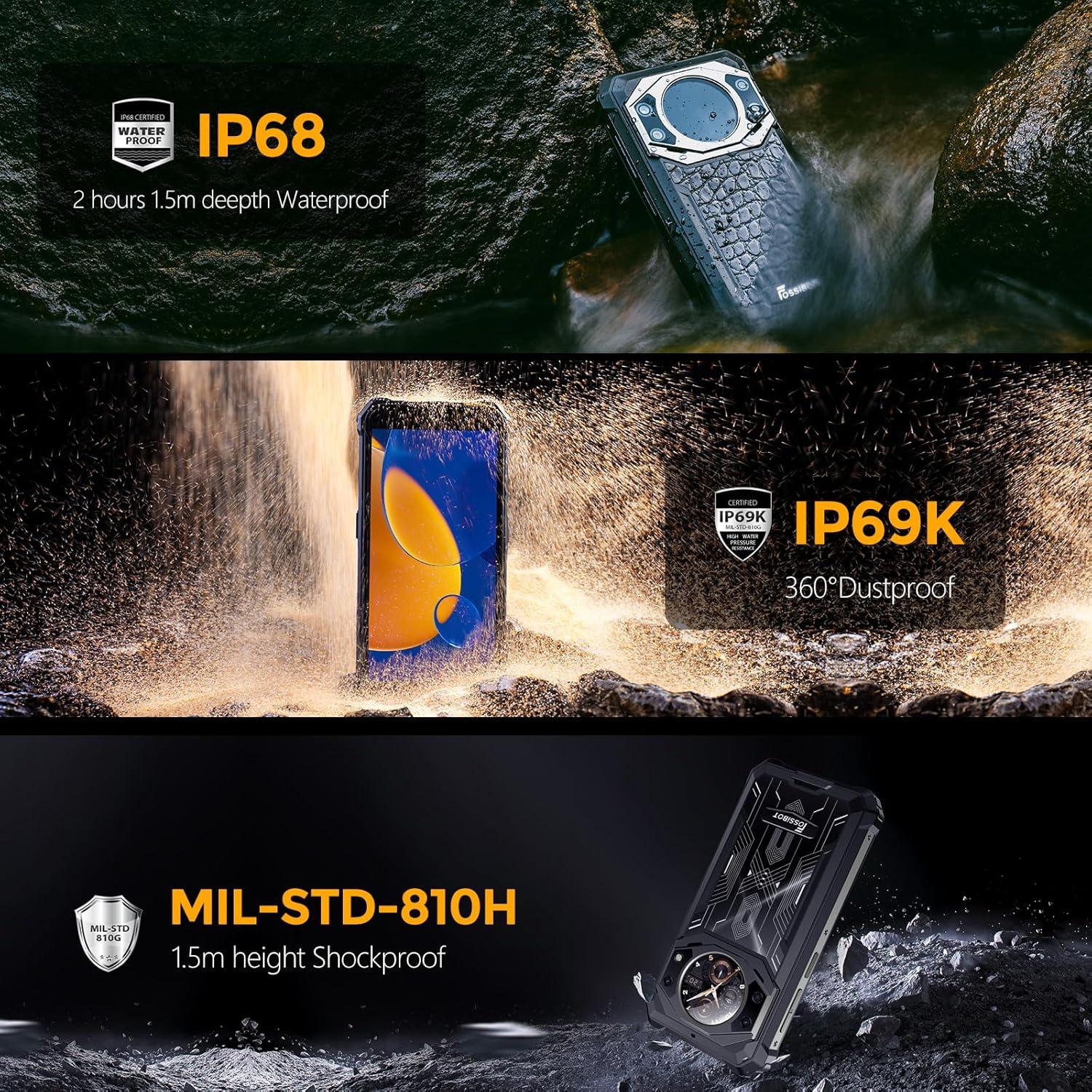 Smartphone Resistente FOSSIBOT F101 Pro 10600mAh 15+128GB