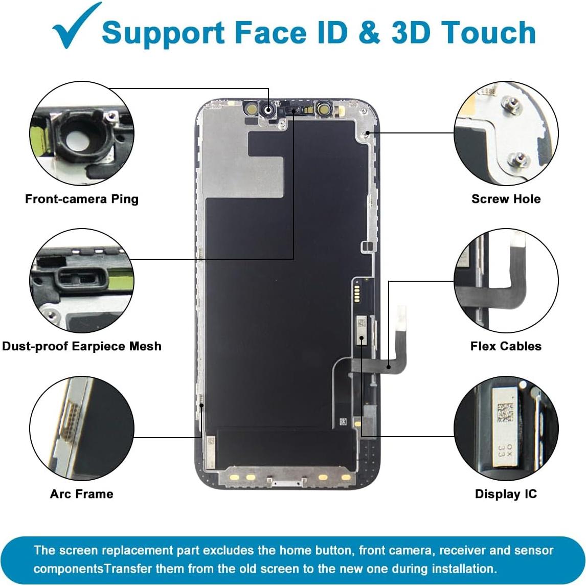 Reemplazo Pantalla OLED para iPhone 12/12 Pro 6.1" SIMDOG