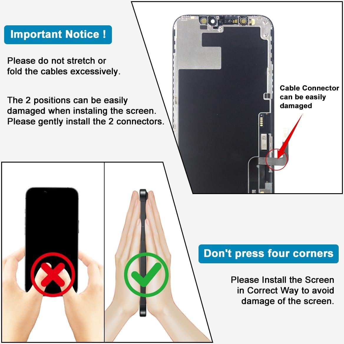 Reemplazo Pantalla OLED para iPhone 12/12 Pro 6.1" SIMDOG