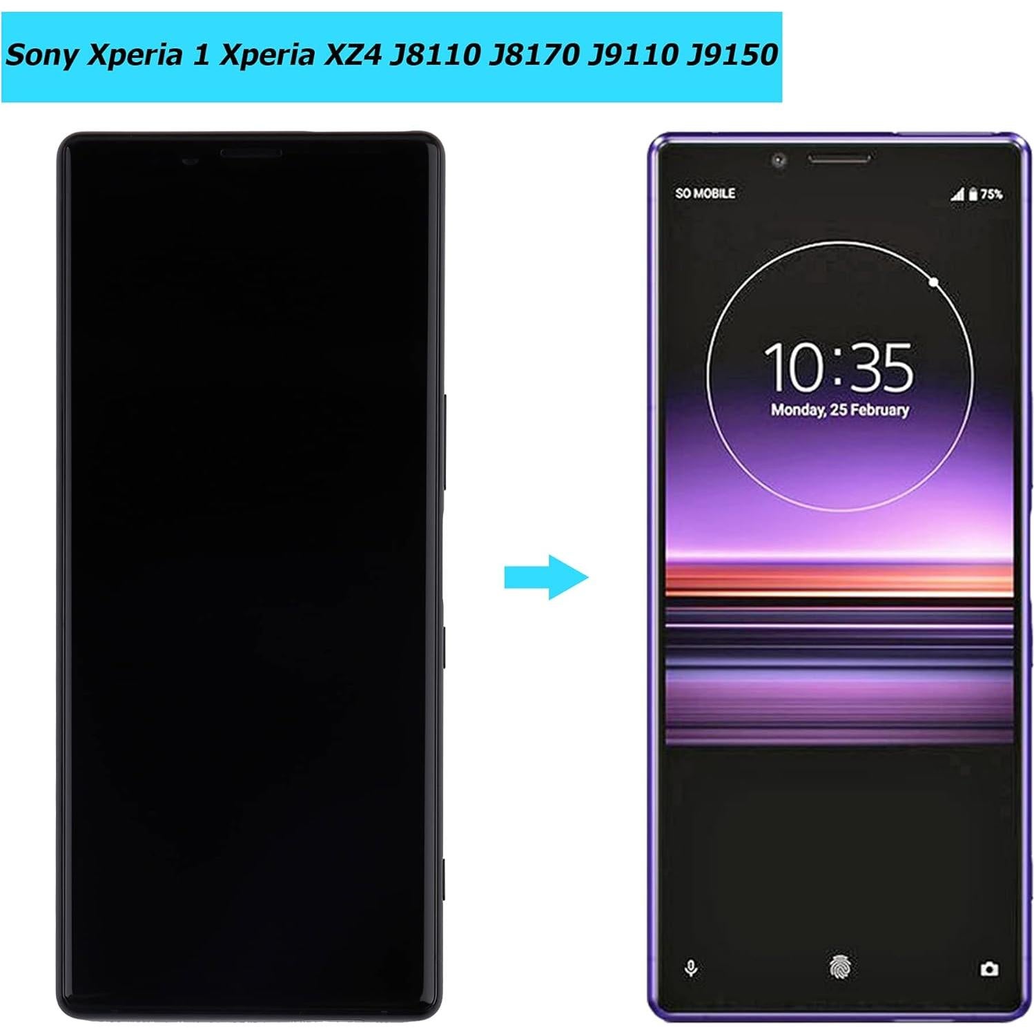 Pantalla OLED Reemplazo Sony Xperia 1/XZ4 16.51 cm con Kit