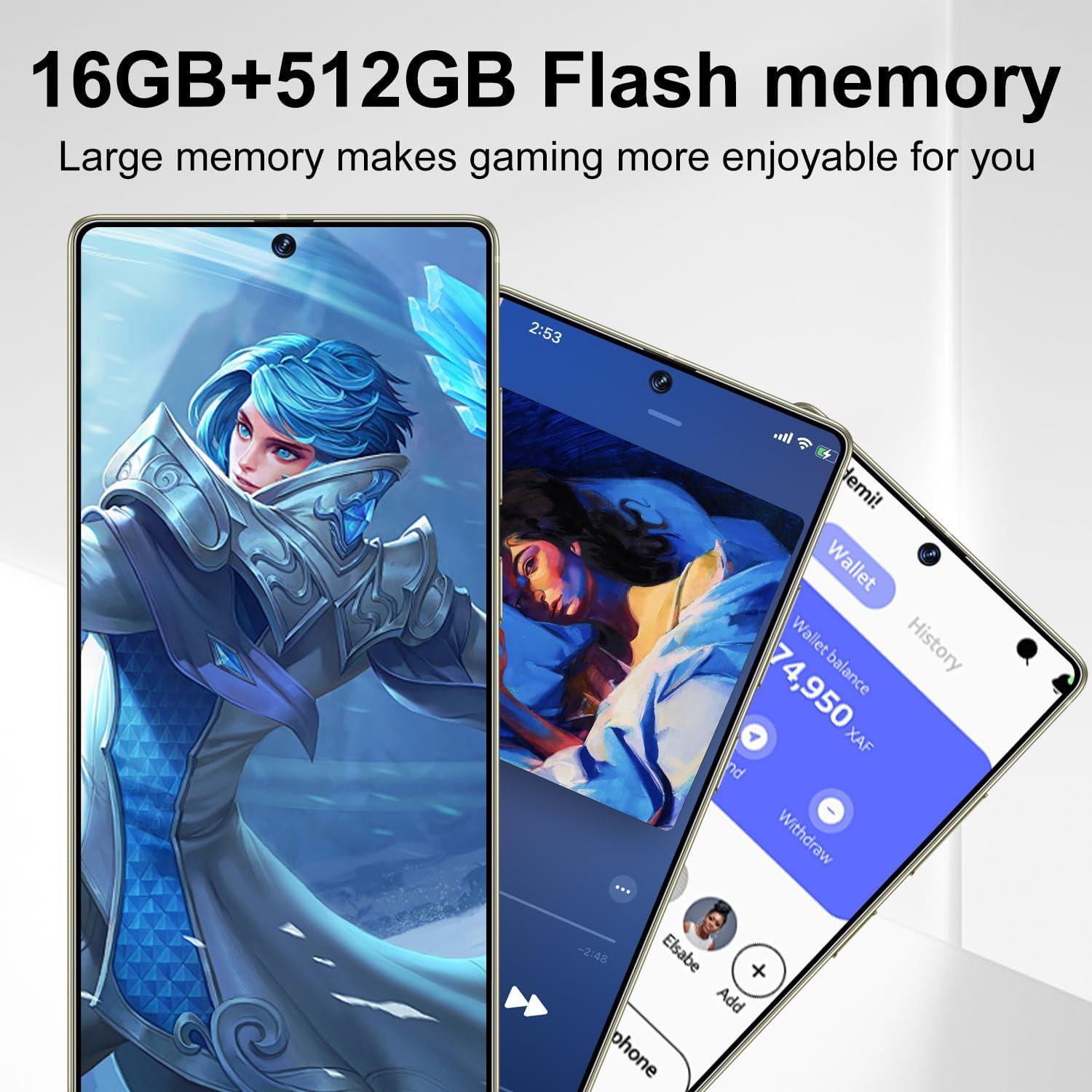 I25 Ultra Smartphone VSQAOF 16GB RAM 512GB 7000mAh Android 14