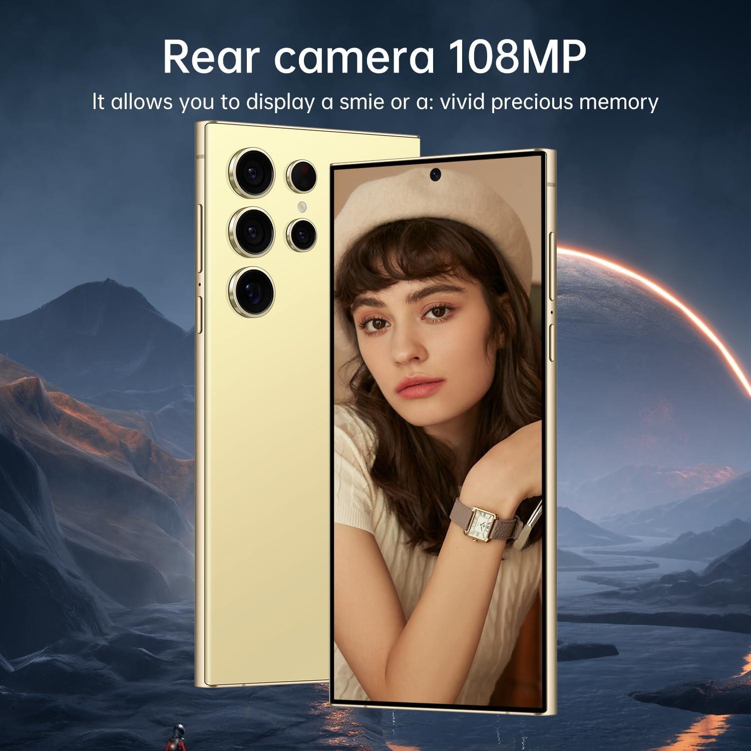 C24 Ultra Smartphone 5G Yemjaw 16GB RAM 512GB Amarillo