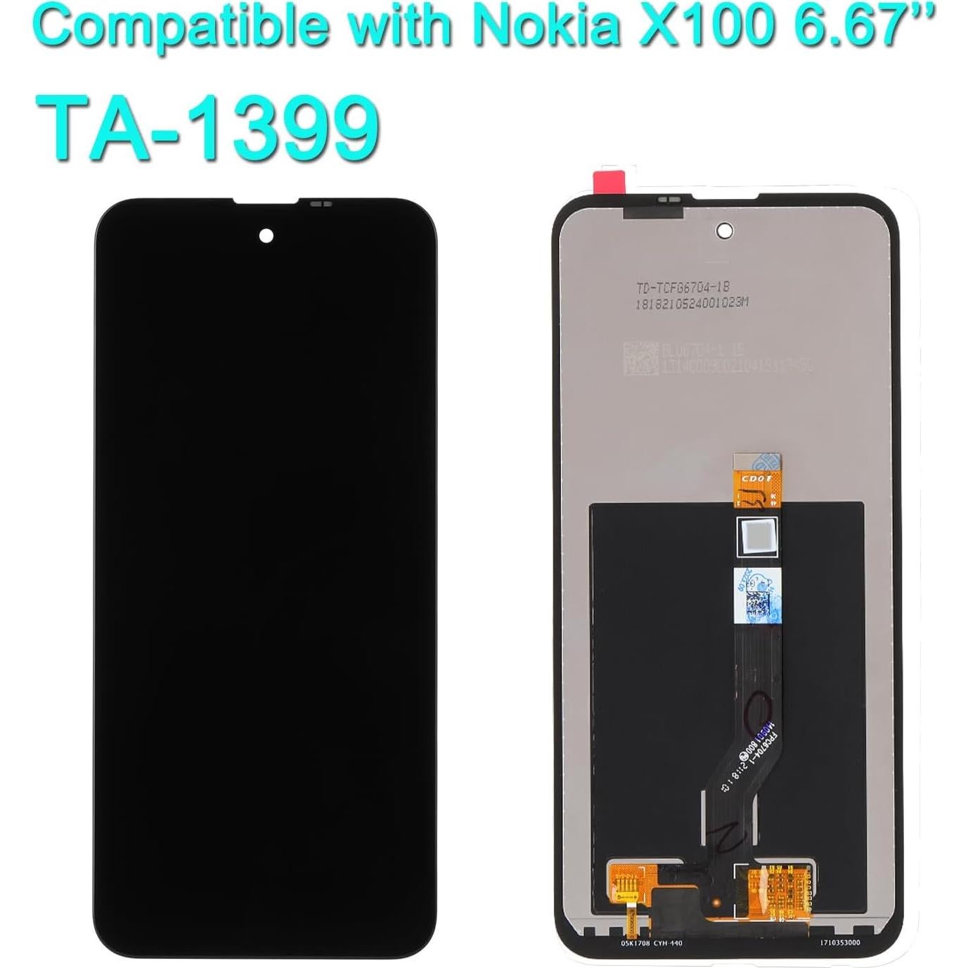 Reemplazo Pantalla LCD Nokia X100 5G TA-1399 6.67" + Kit Herramientas