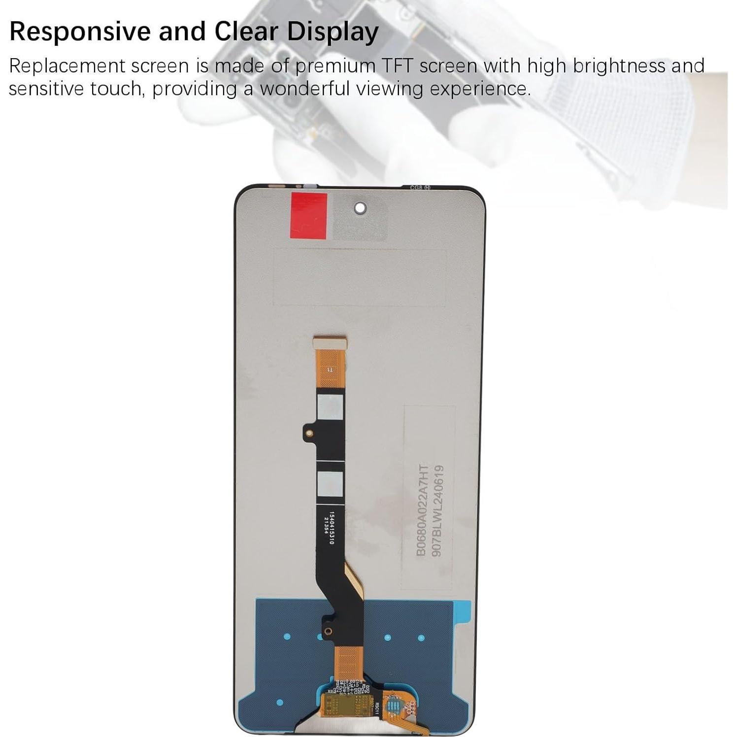 Reemplazo de Pantalla TFT para Tecno 17 Pro con Herramientas