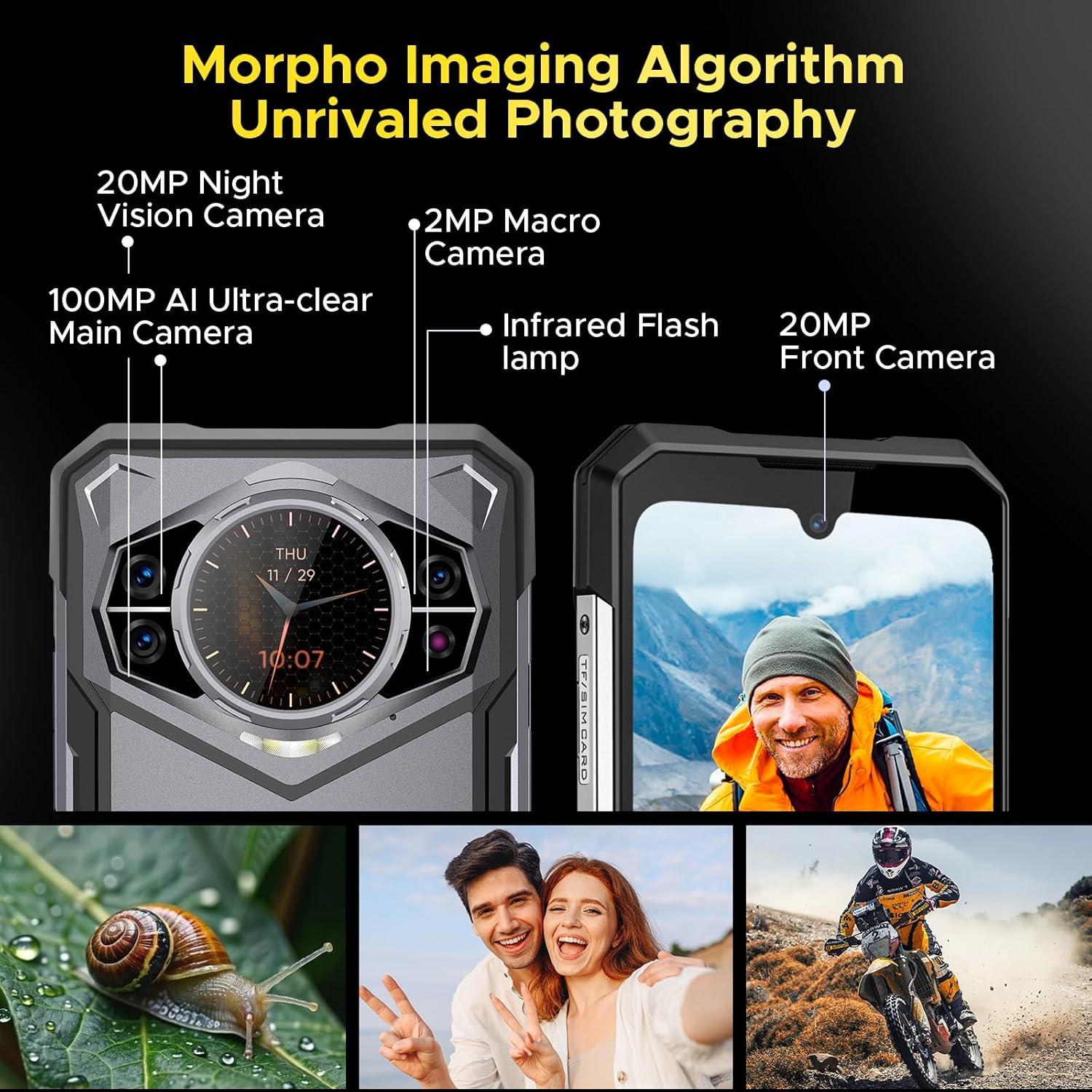 DOOGEE S200 Teléfono Resistente 5G 256GB/32GB AMOLED 6.72"