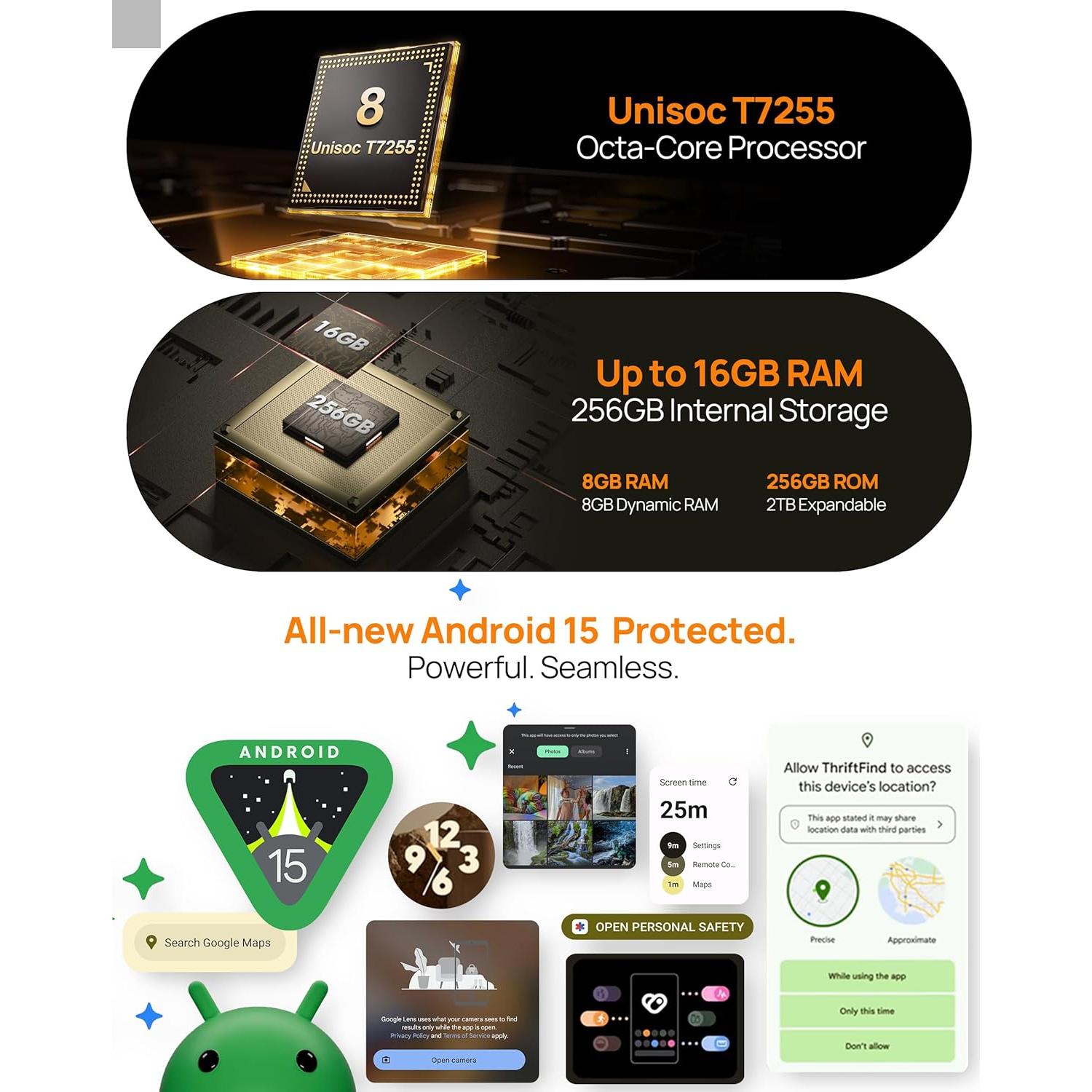 Ulefone RugKing Smartphone Rugerizado 4G 16+256GB 50MP 9600mAh