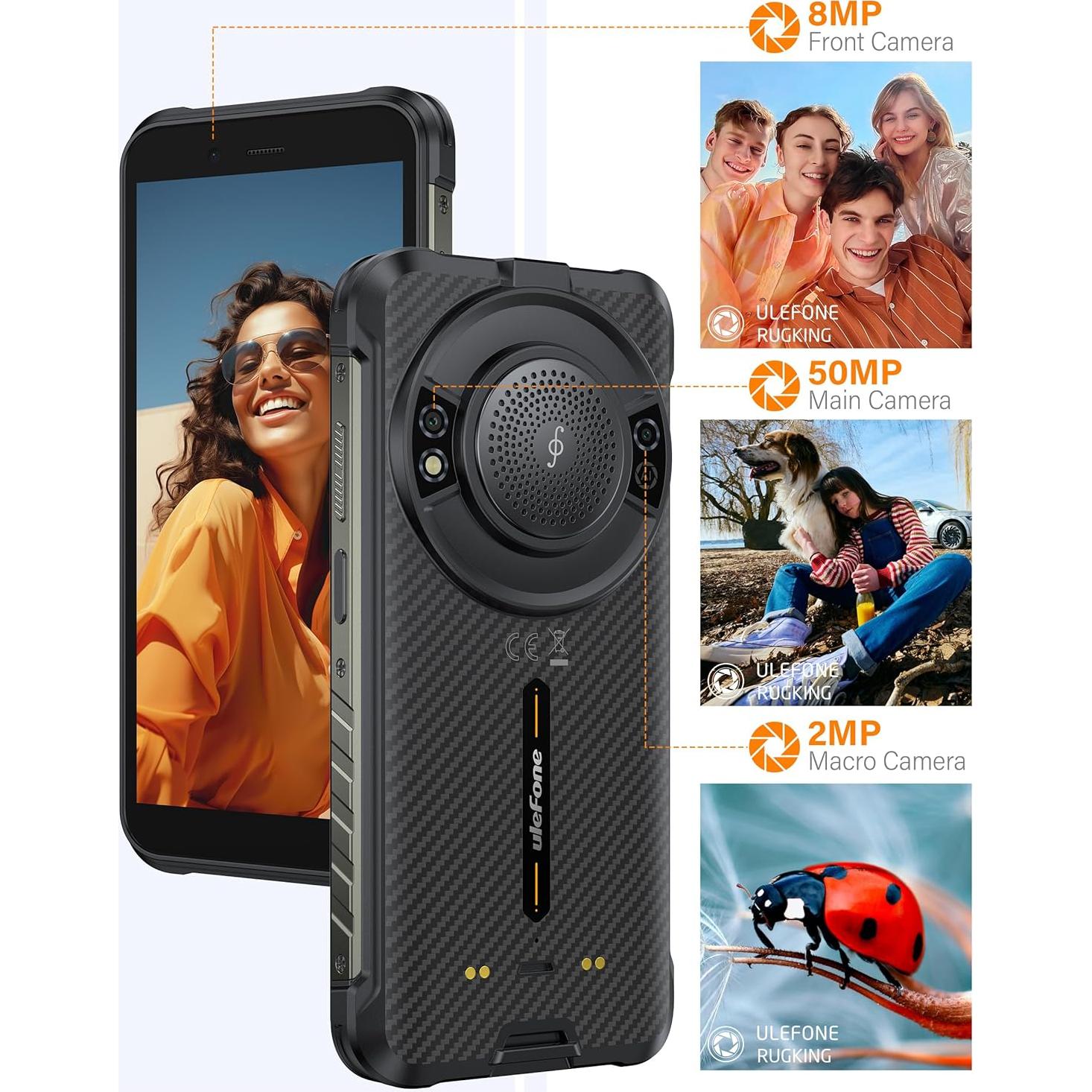 Ulefone RugKing Smartphone Rugerizado 4G 16+256GB 50MP 9600mAh