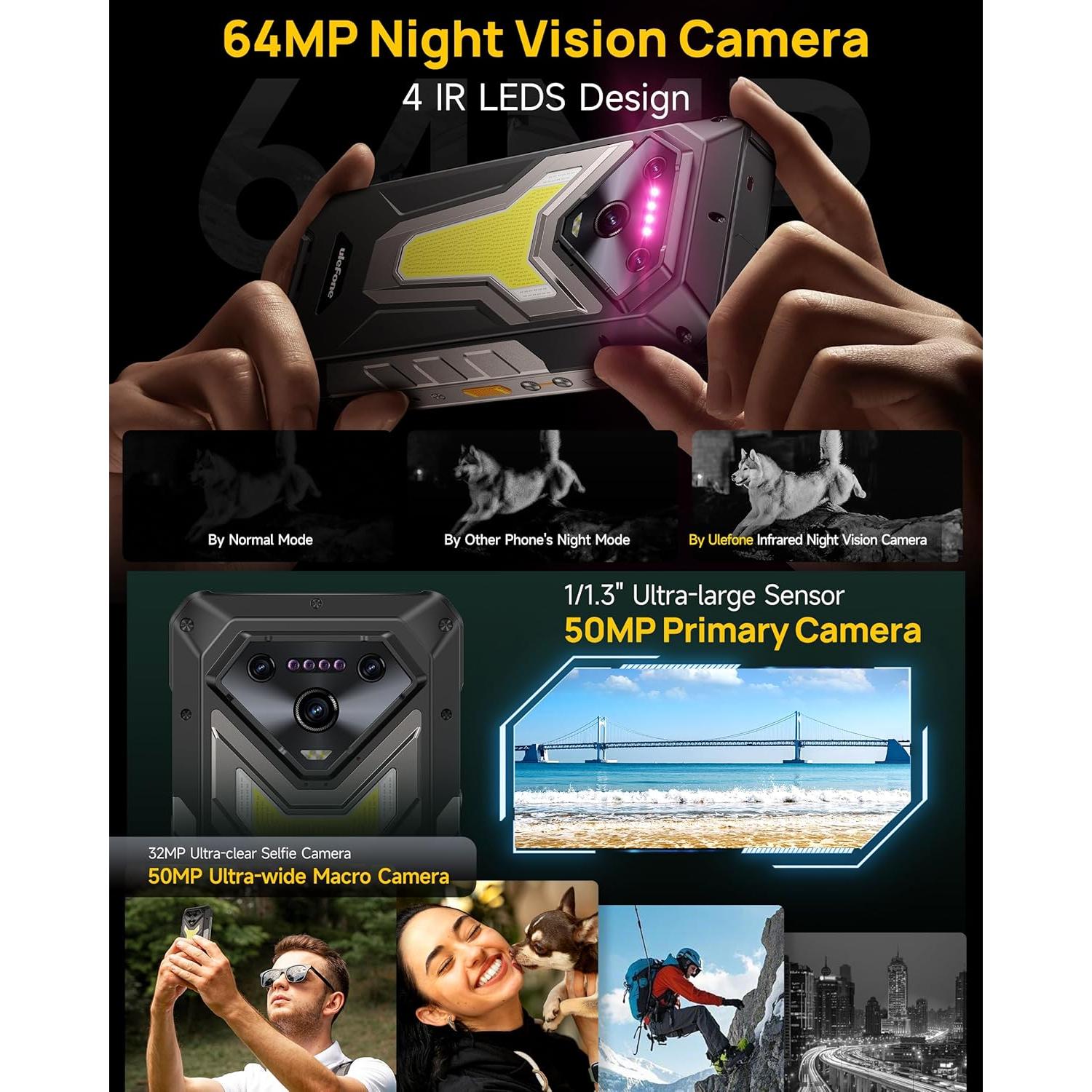 Ulefone Armor 34 5G Teléfono Resistente 32GB+512GB 25500mAh