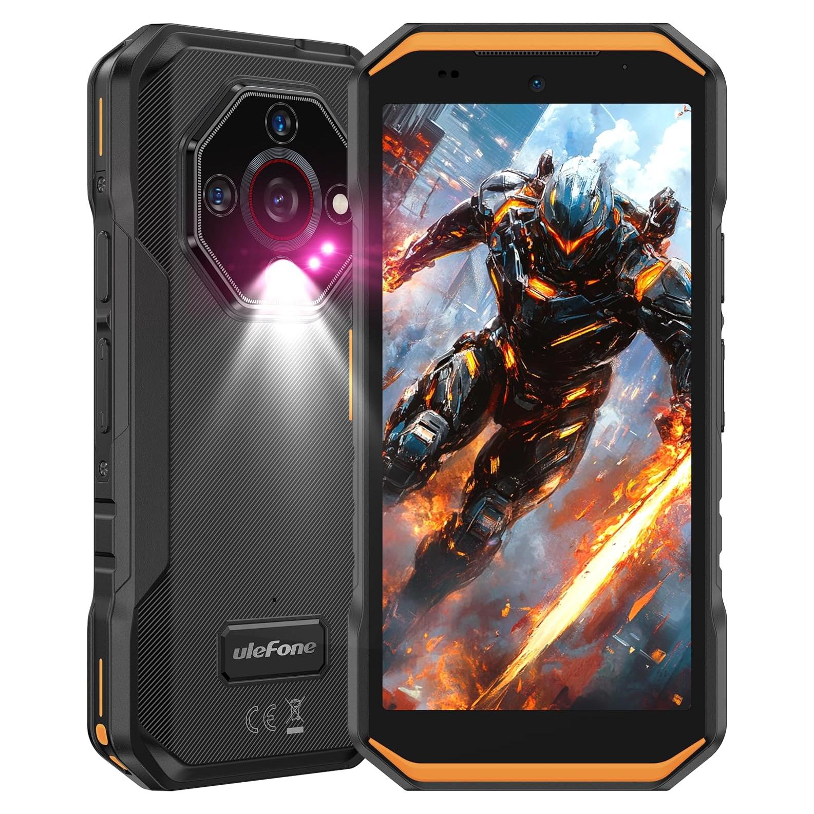 Ulefone Armor X32 Teléfono Resistente 12GB 128GB IP68 Naranja