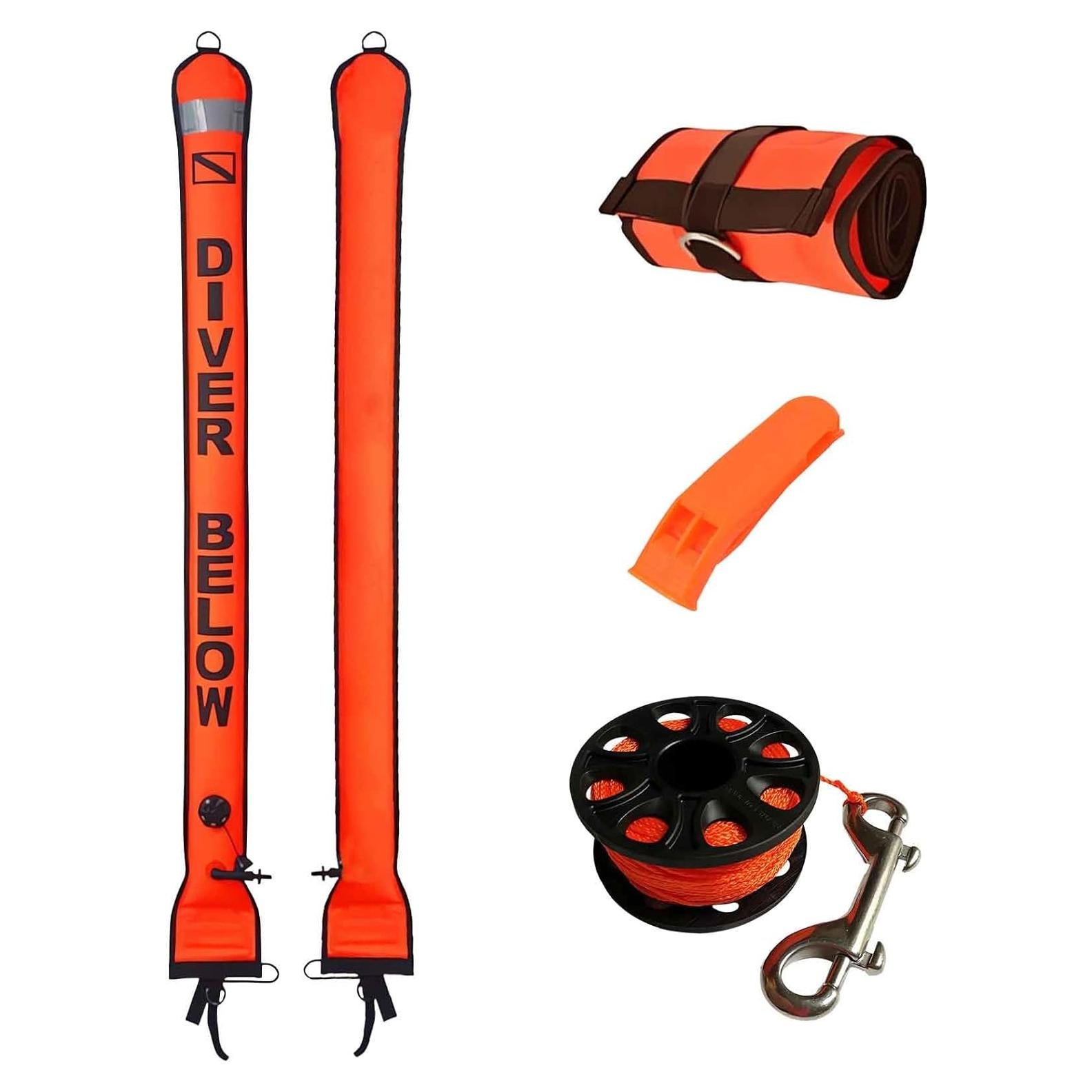 Juego de Boyas de Buceo LalaKoo 1.52m Alta Visibilidad