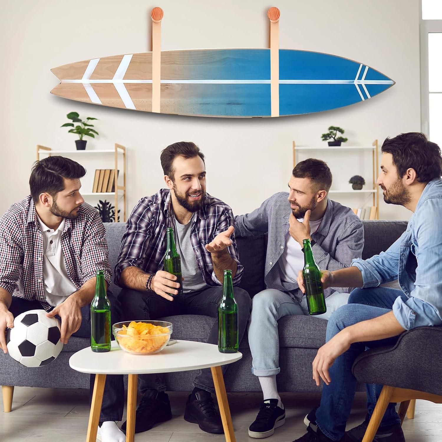 Soporte de Pared para Tabla de Surf Vercraft 160 cm 2 Ganchos