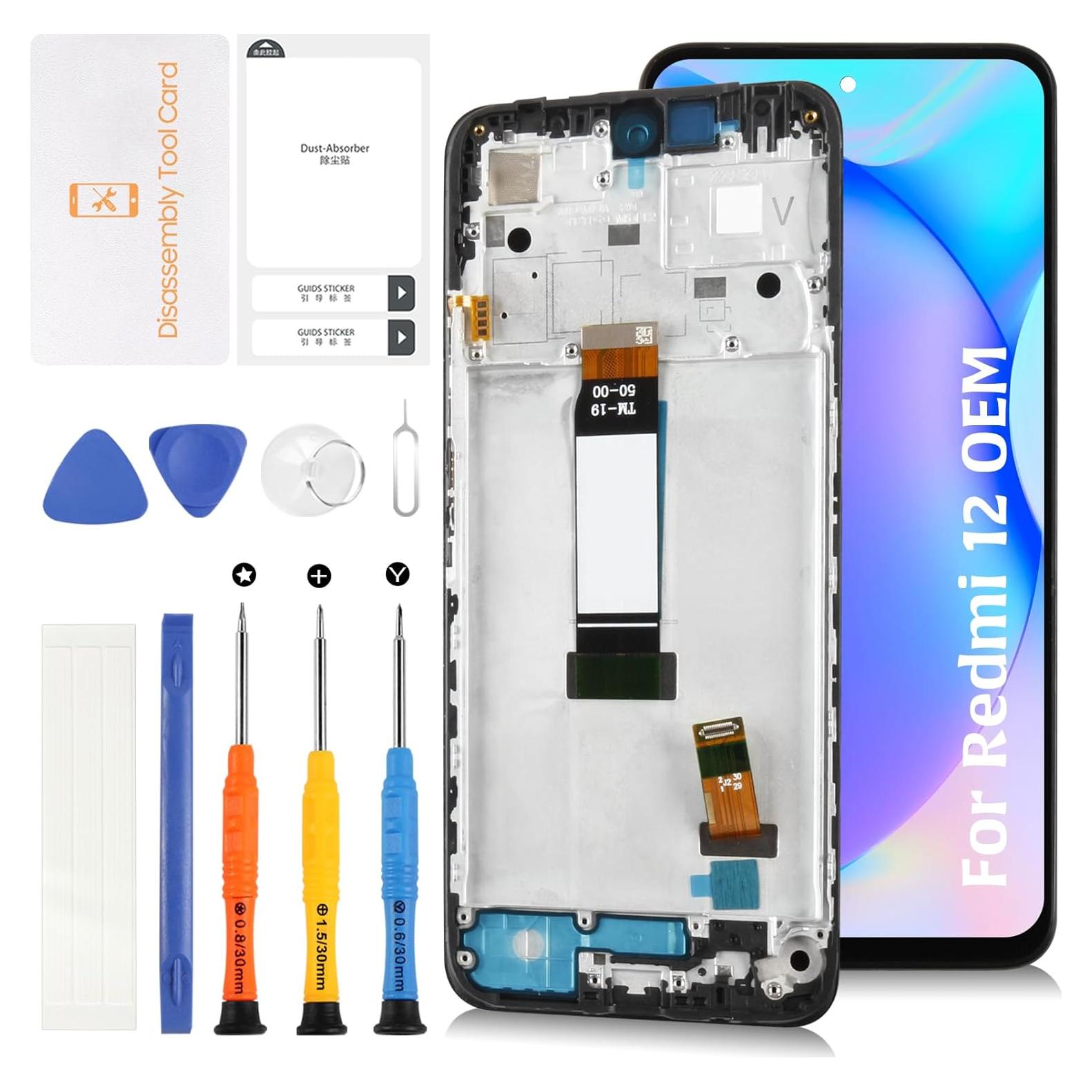 Reemplazo Pantalla LCD Original Xiaomi Redmi 12 6.79" Negro