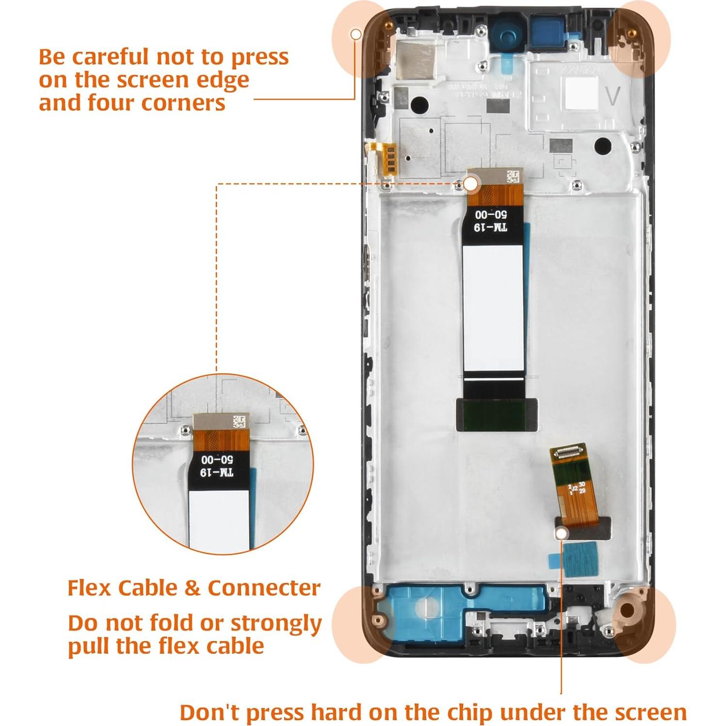 Reemplazo Pantalla LCD Original Xiaomi Redmi 12 6.79" Negro