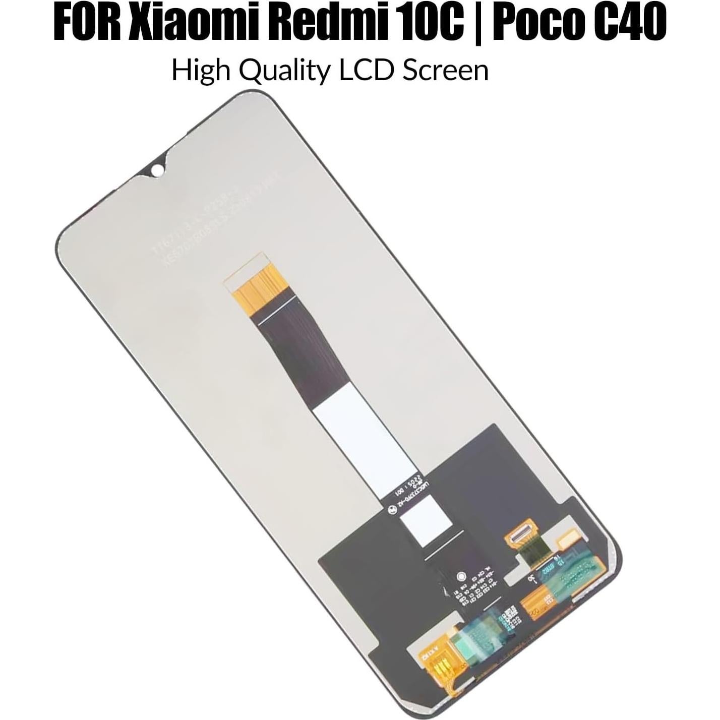 Pantalla LCD de Reemplazo Xiaomi Redmi 10C con Kit de Reparación