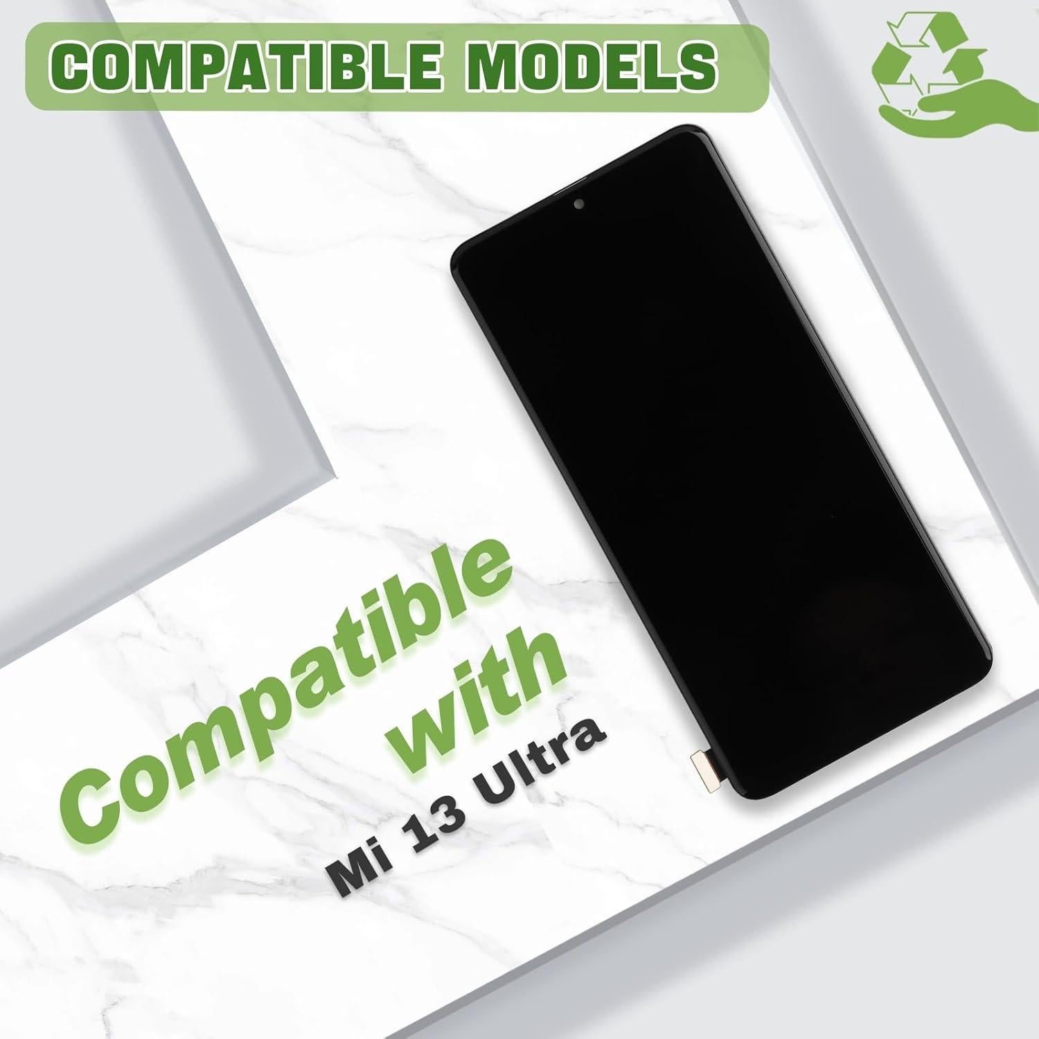 Reemplazo Pantalla LCD TFT Xiaomi 13 Ultra 6.73" Negro