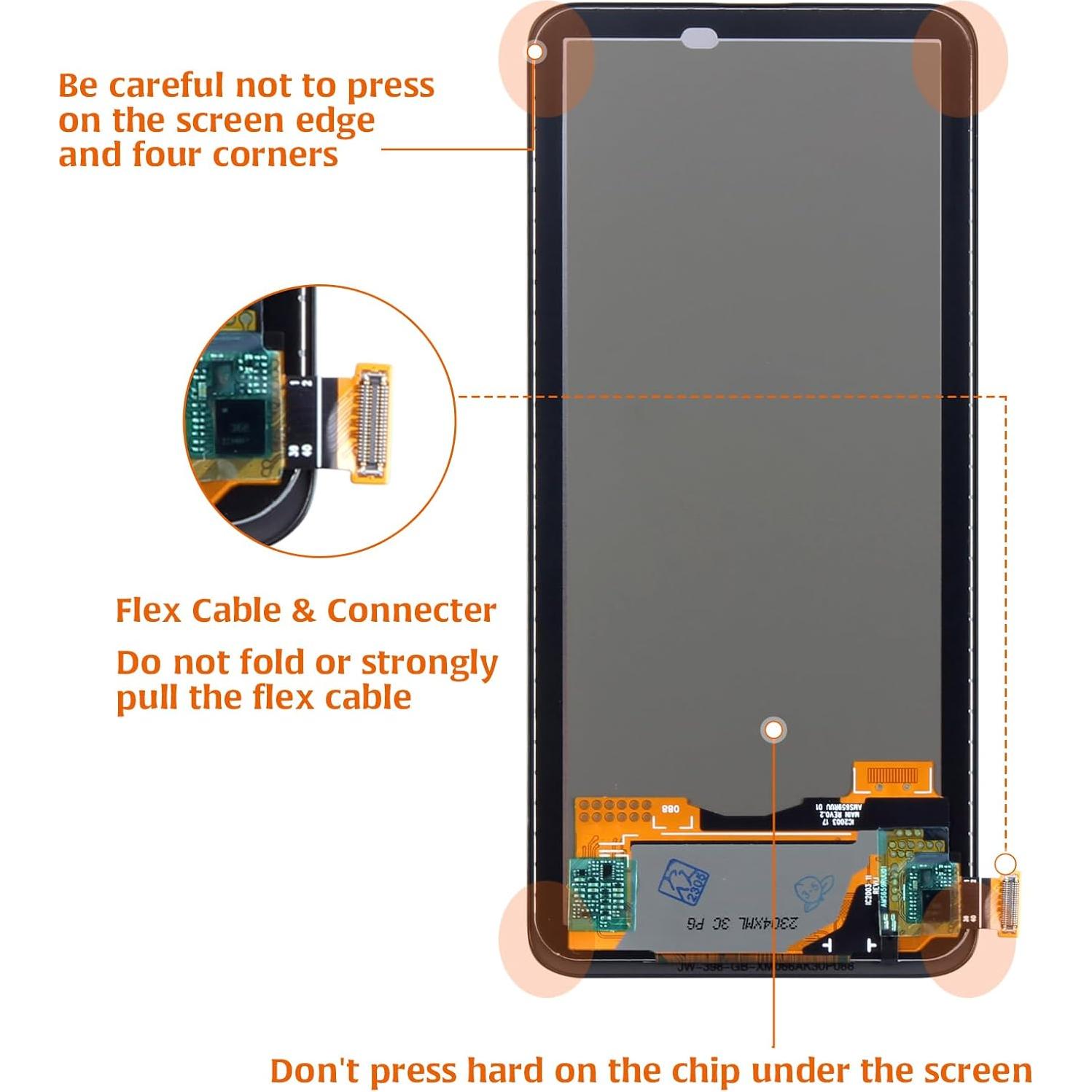 Reemplazo Pantalla LCD Táctil A-MIND para Xiaomi Redmi K30 Pro 5G