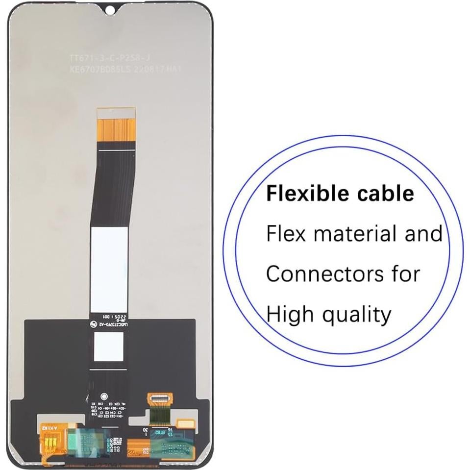 Pantalla LCD Reemplazo Xiaomi Redmi 10c y Poco C40 - Kit de Reparación