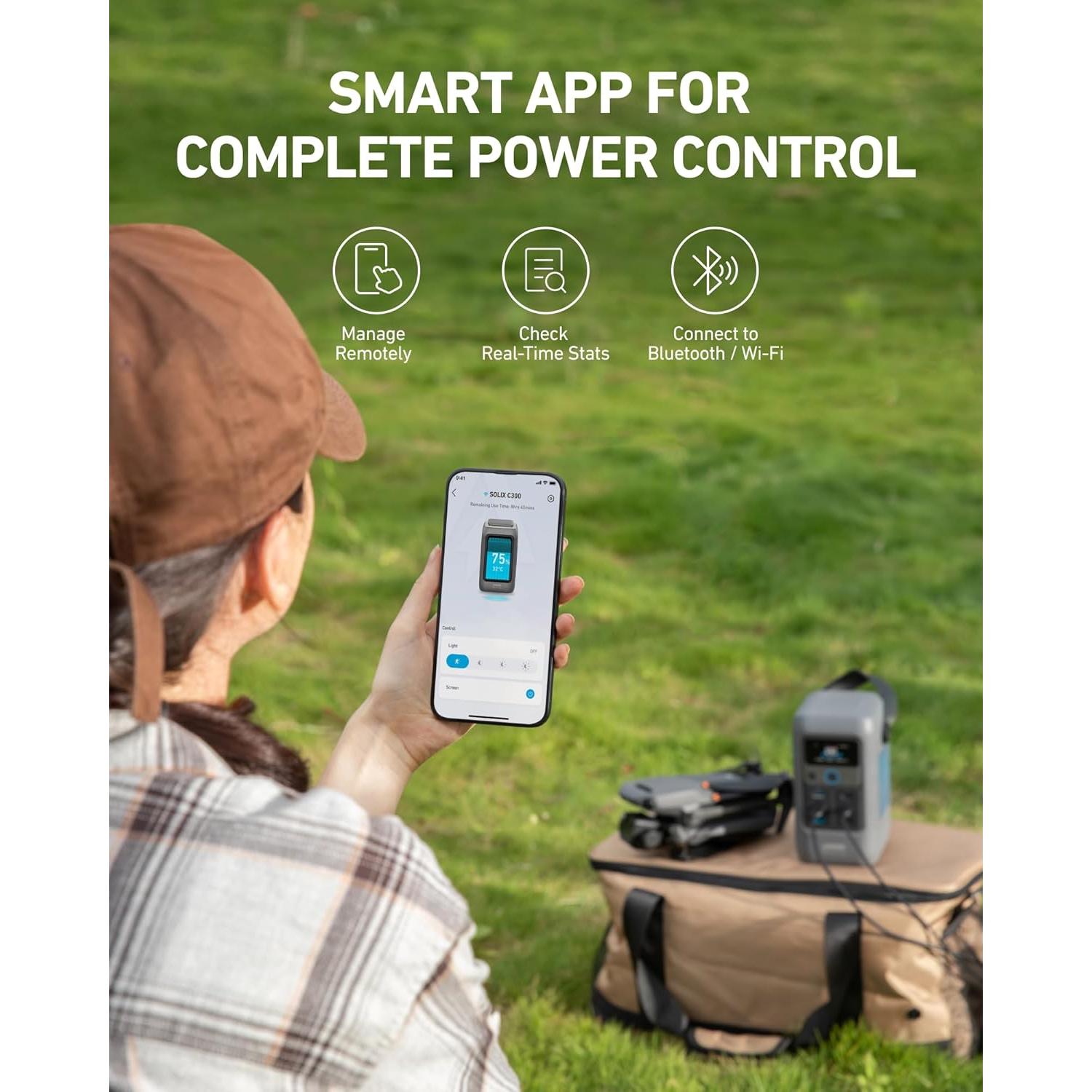 Estación de Energía Portátil Anker SOLIX C200 DC 60,000mAh