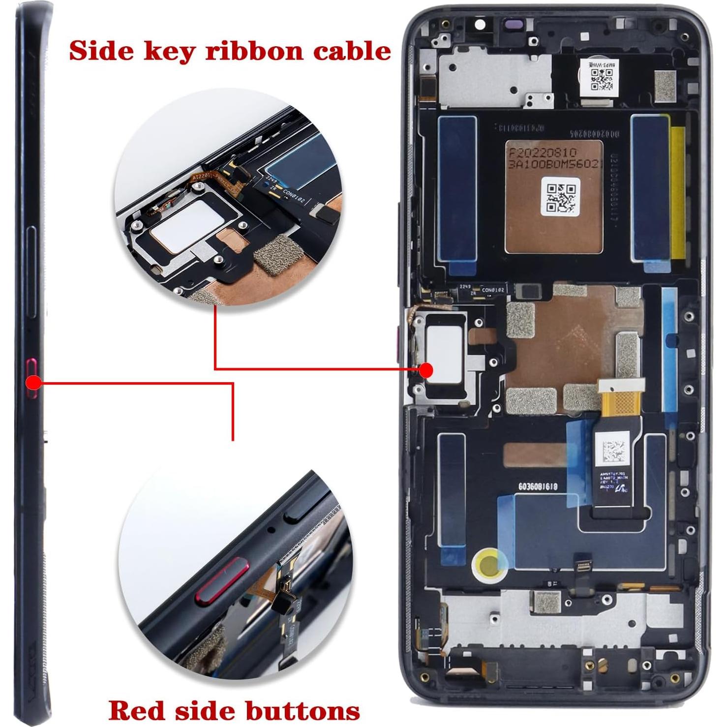 Pantalla LCD con Digitalizador y Marco para Asus ROG Phone 6