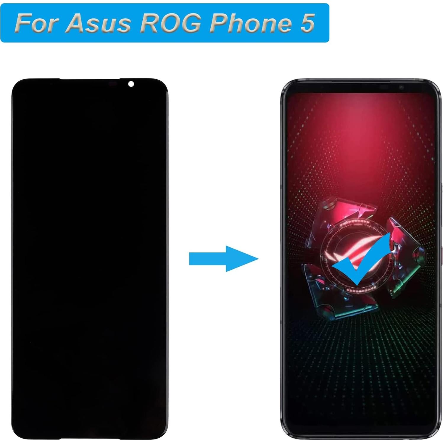 Pantalla LCD Táctil Compatible Asus ROG Phone 5 ROG 5 6.78"