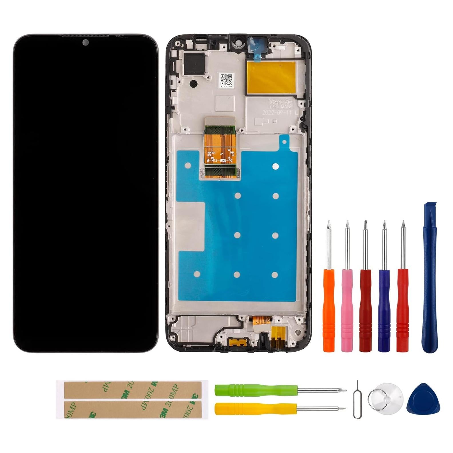 Display LCD Reemplazo Honor X6 Negro con Marco VNE-LX1 VNE-LX2 VNE-LX3
