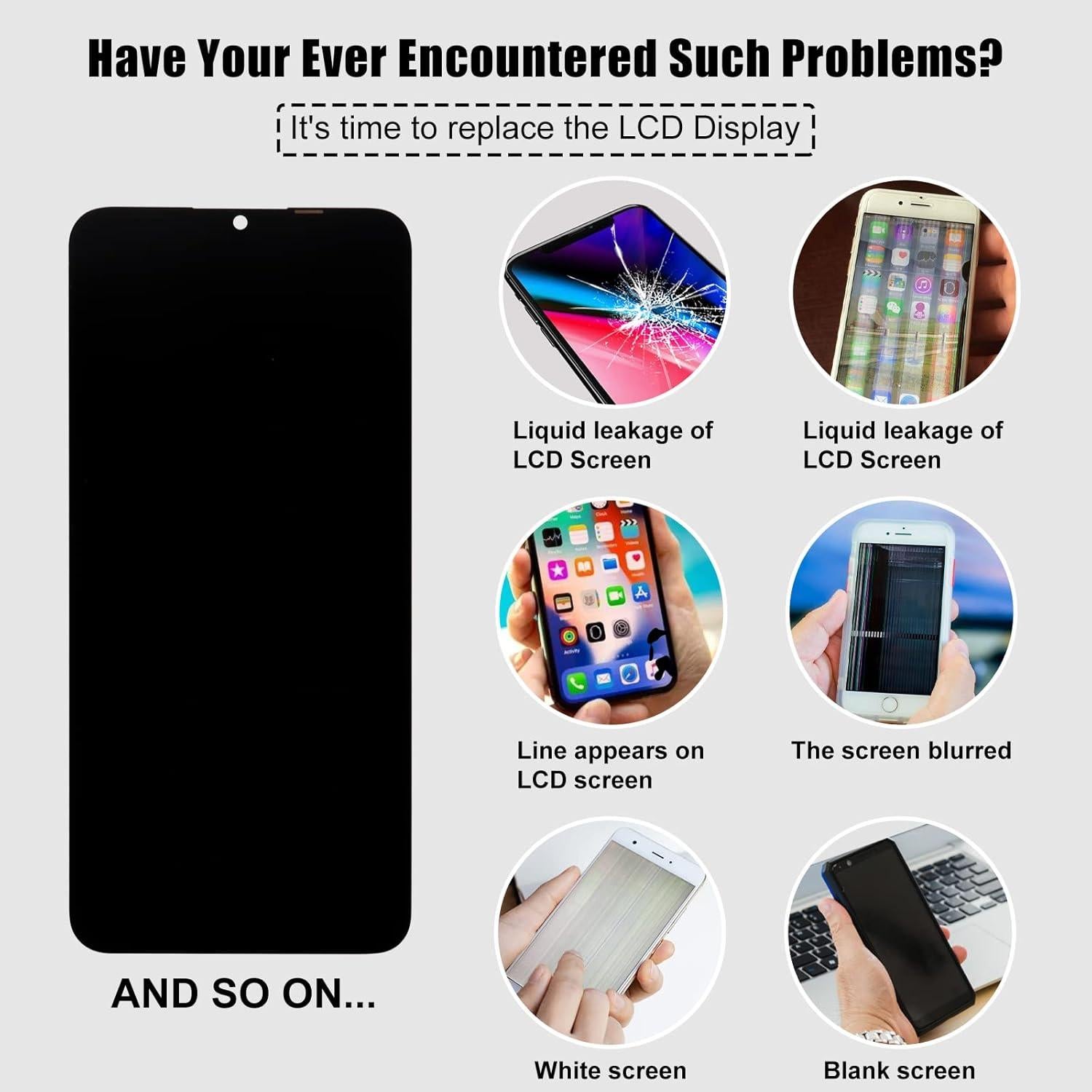 Pantalla LCD Táctil Compatible Realme C11 2021 6.52" Negro