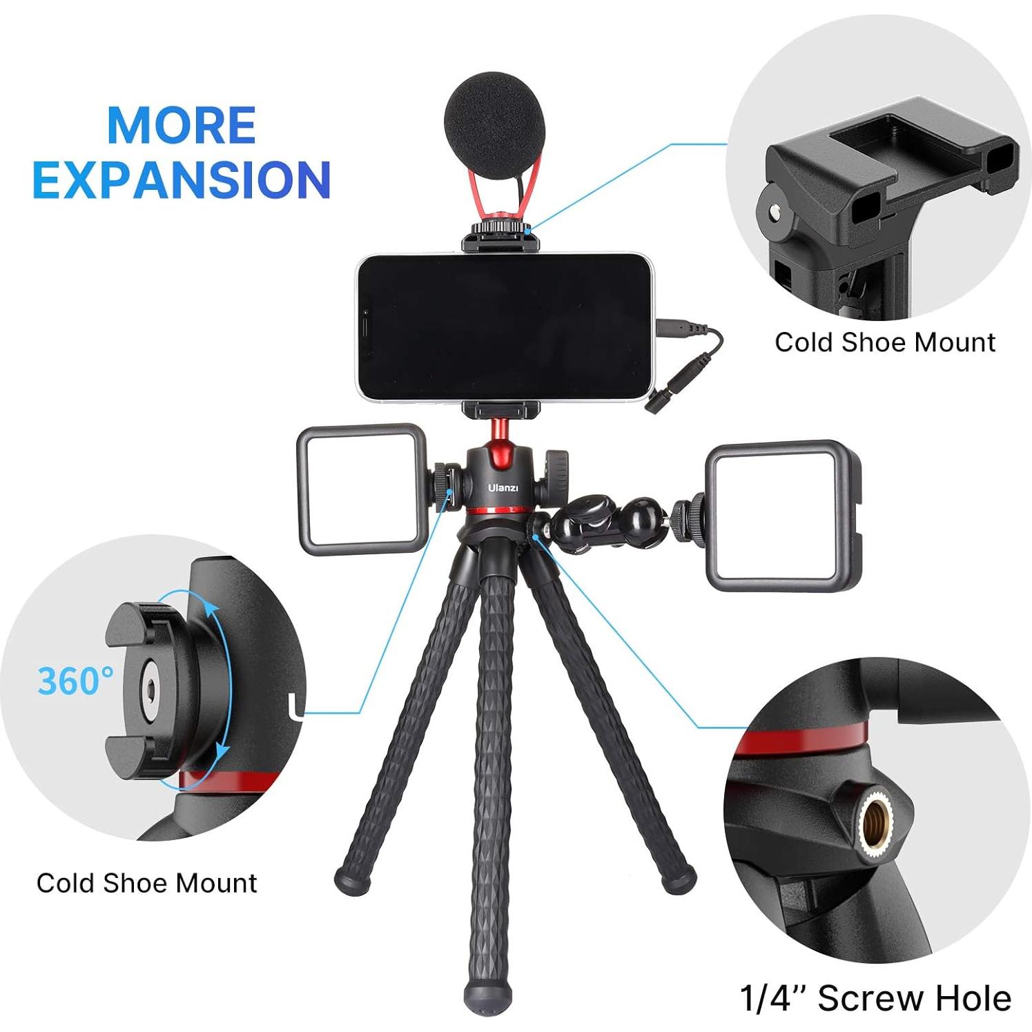 Trípode Mini Flexible ULANZI MT-33 para Cámara y Smartphone