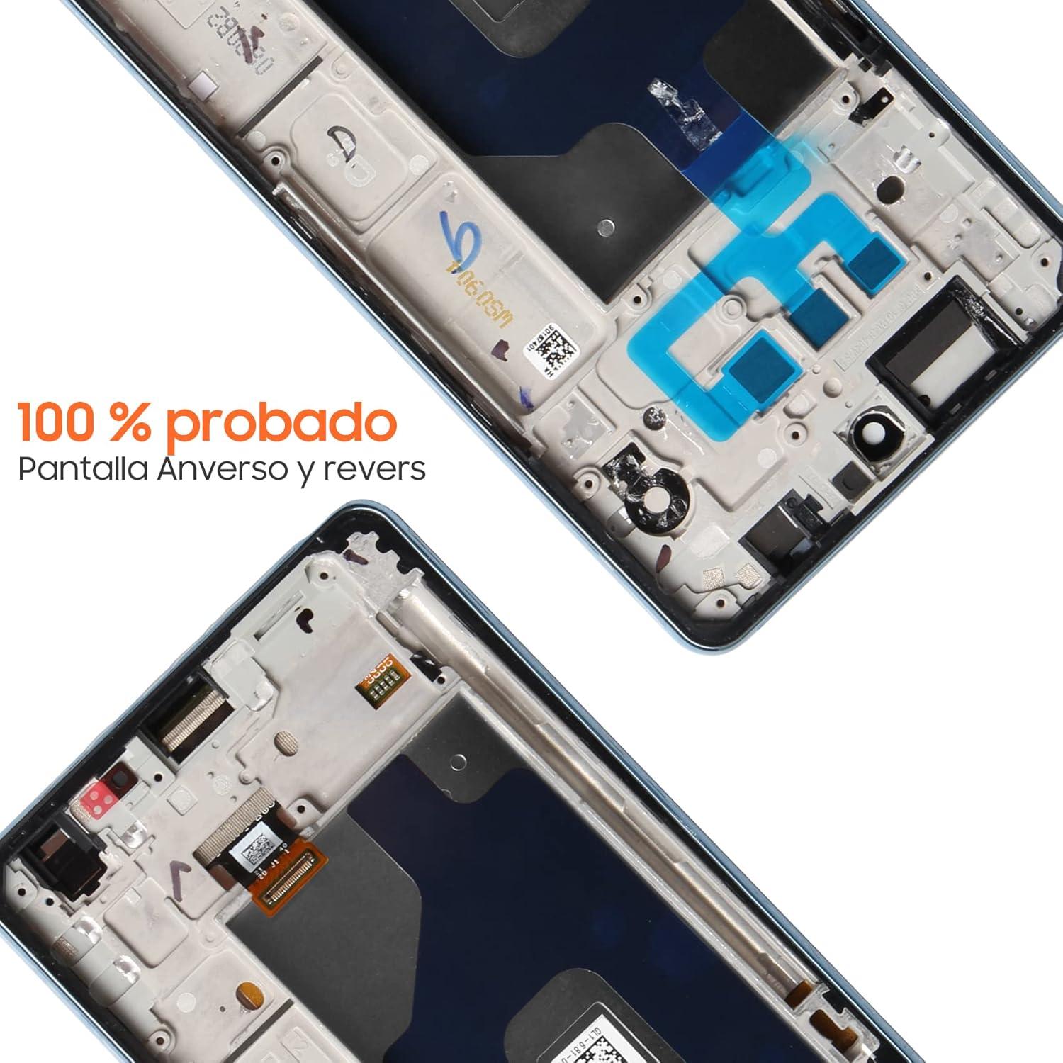 Pantalla LCD Reemplazo LG Stylo 6 Negro con Marco 17.27 cm