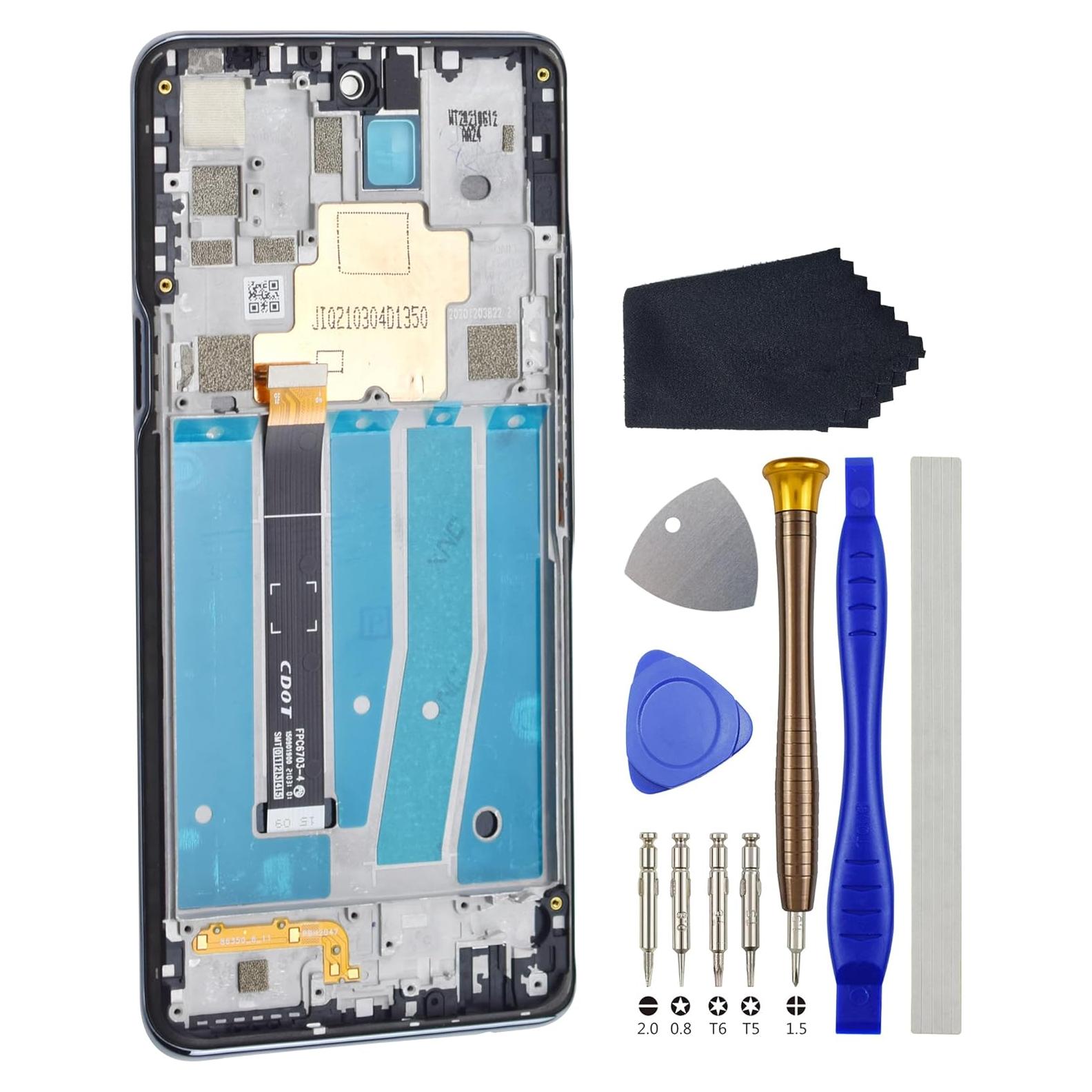 Reemplazo Pantalla Táctil LCD Completa VEKIR para LG K92 5G Gris