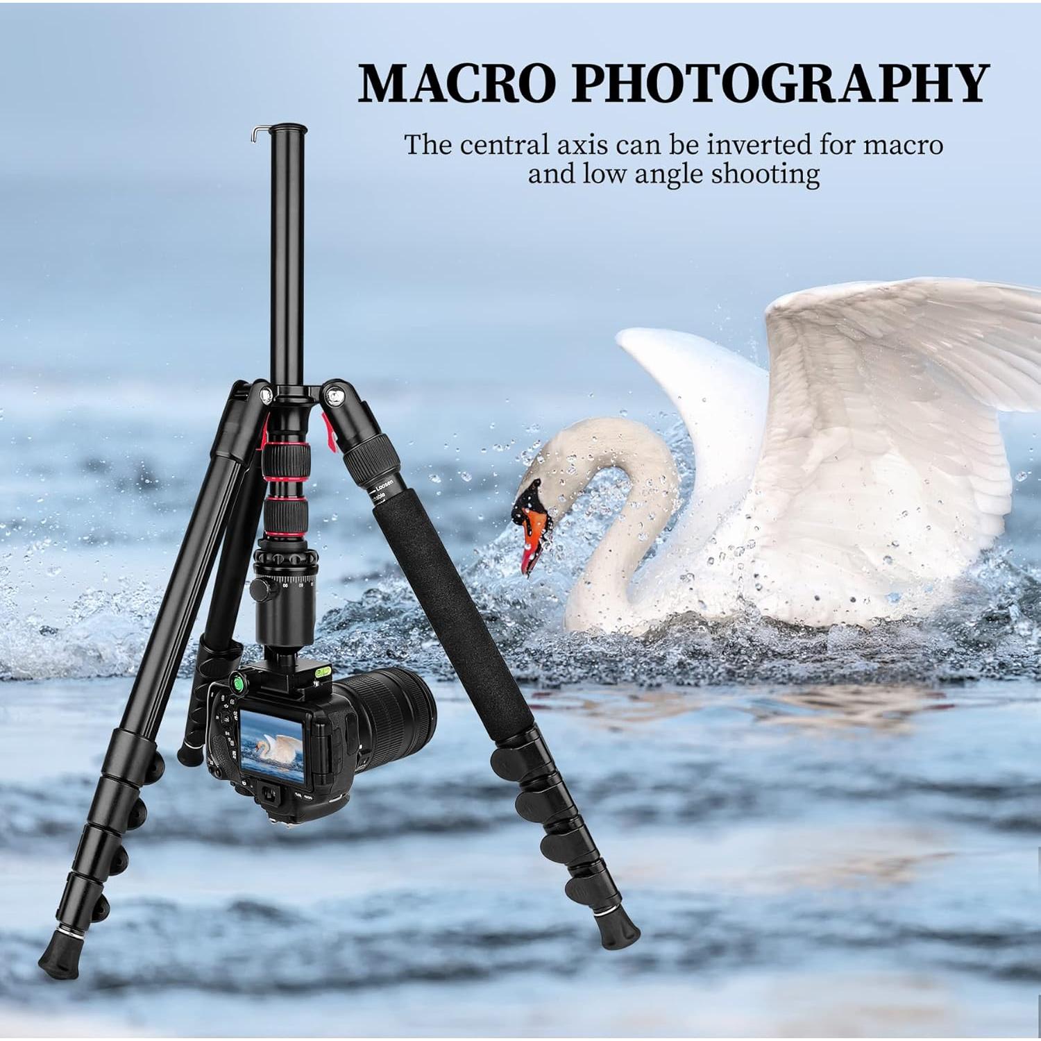 Trípode Profesional Victiv 206 cm Aluminio Compacto para Cámara