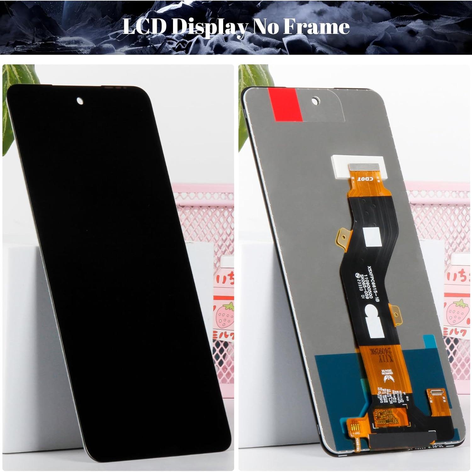 Reemplazo Pantalla Táctil LCD Tecno Spark Go 2024 BG6 Negro