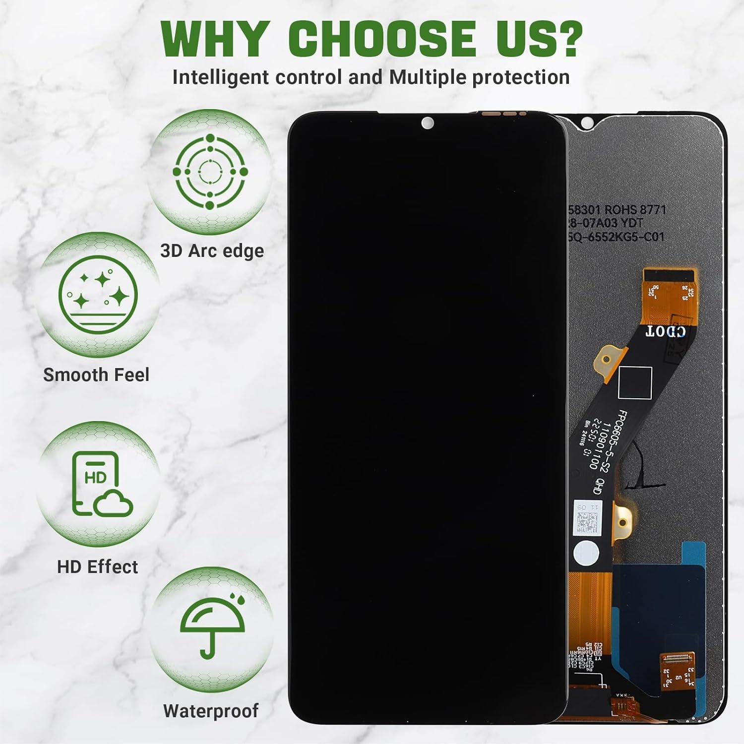 Reemplazo Pantalla LCD Tecno Pop 7 Pro BF7 BF7h - Negro