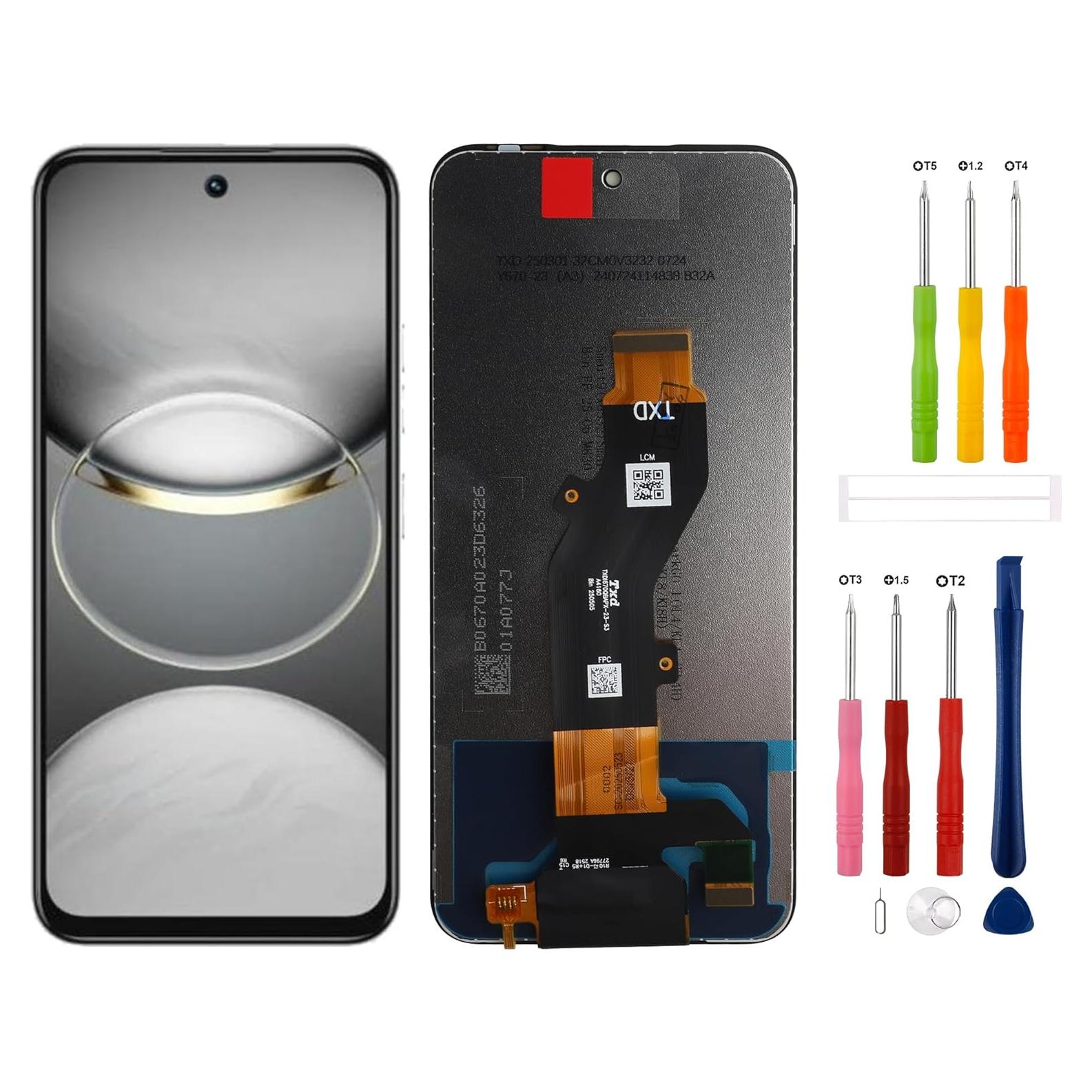 Reemplazo Pantalla LCD Táctil Tecno Spark 30 5G Negro