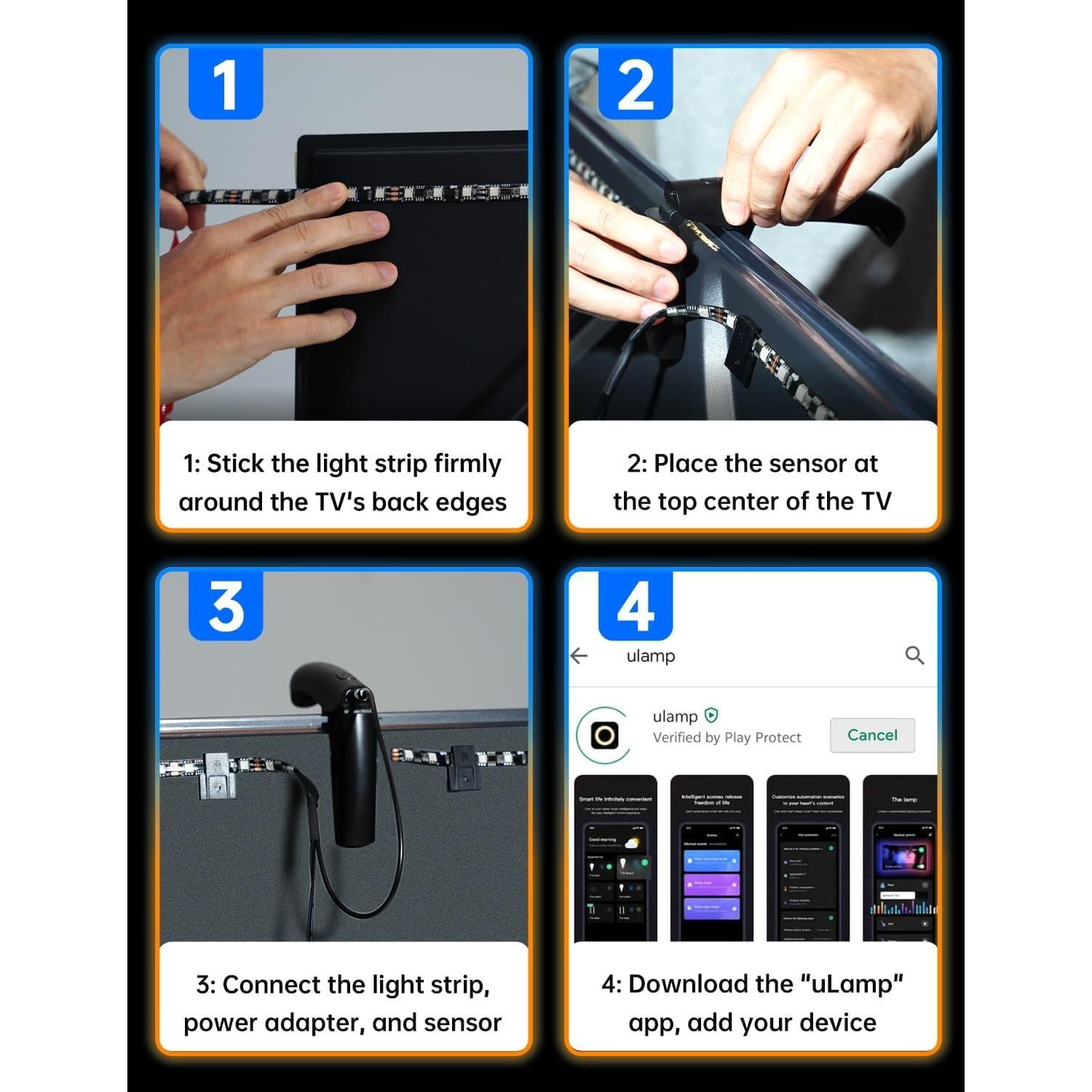 Retroiluminación LED FFJ 4.48m para TV 55-65 pulgadas