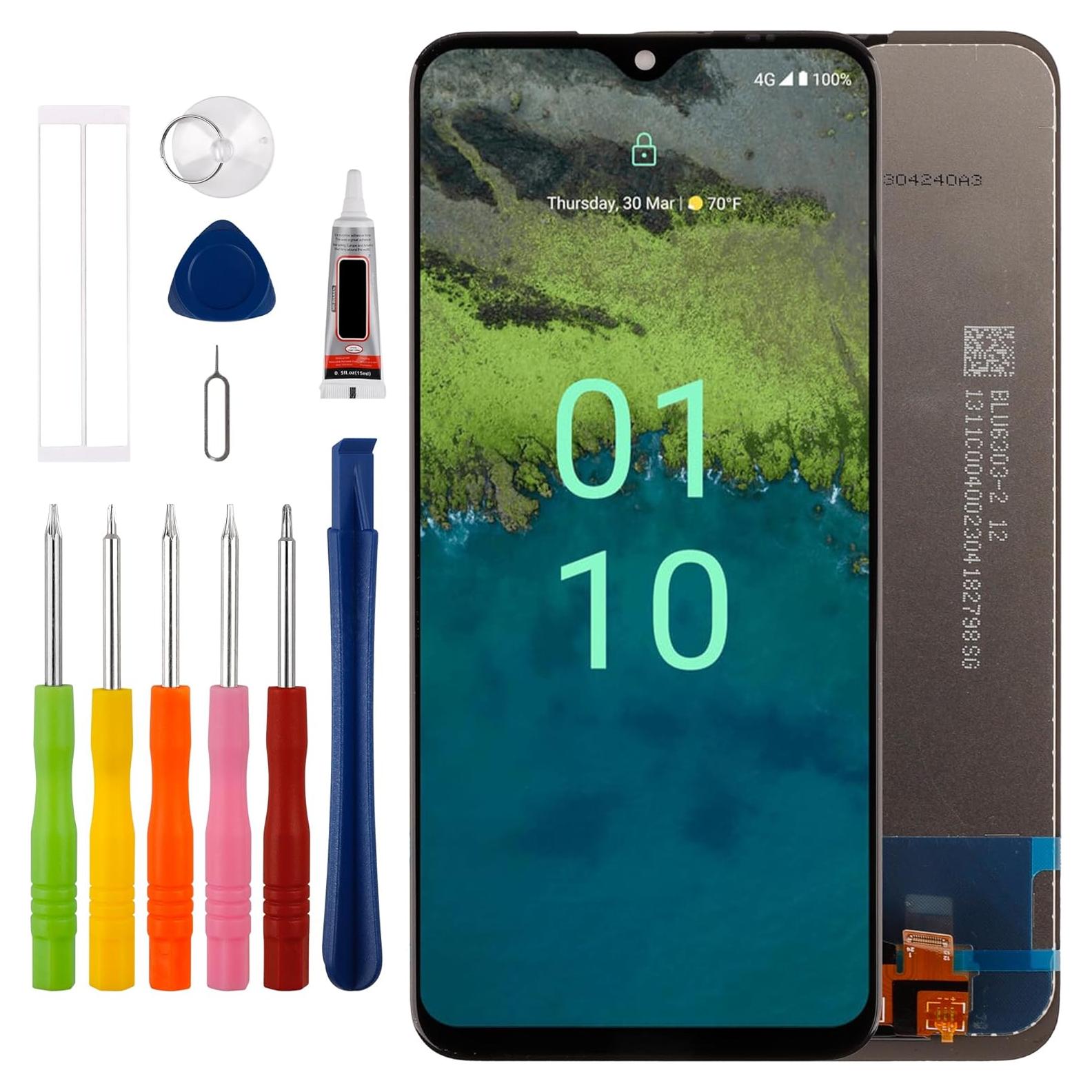 Reemplazo Pantalla LCD Negra Duotipa para Nokia C110 N156DL