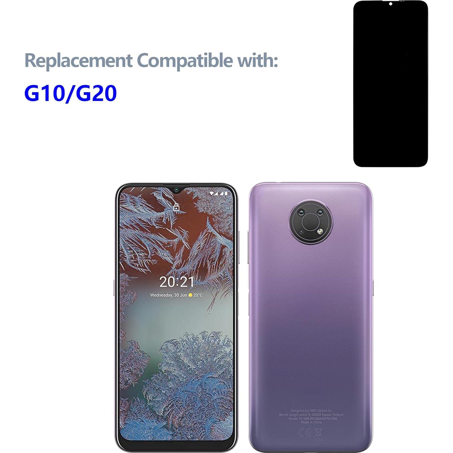Pantalla LCD Reemplazo Nokia G10/G20 + Herramientas 119g