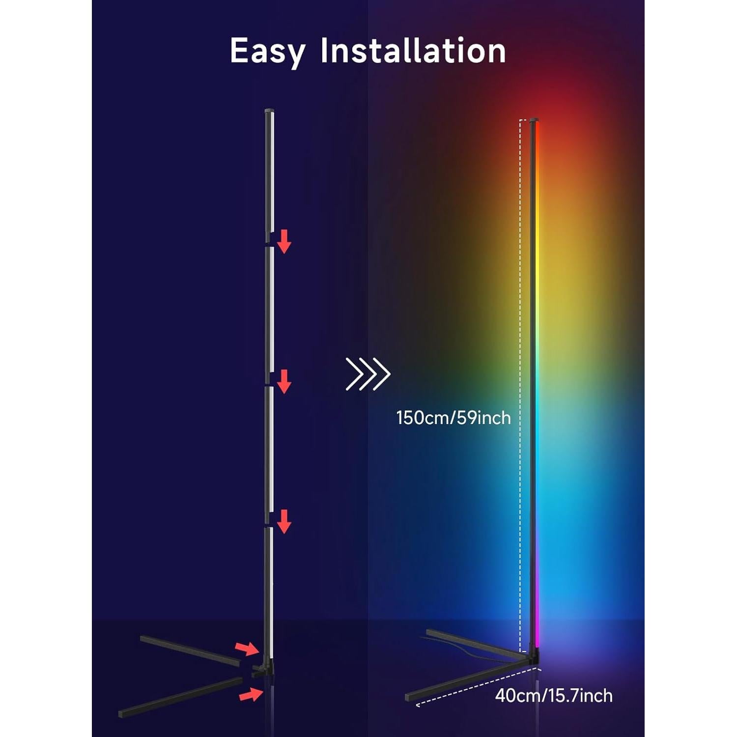 Lámpara LED RGB Tyute T-600 con Control Remoto y App