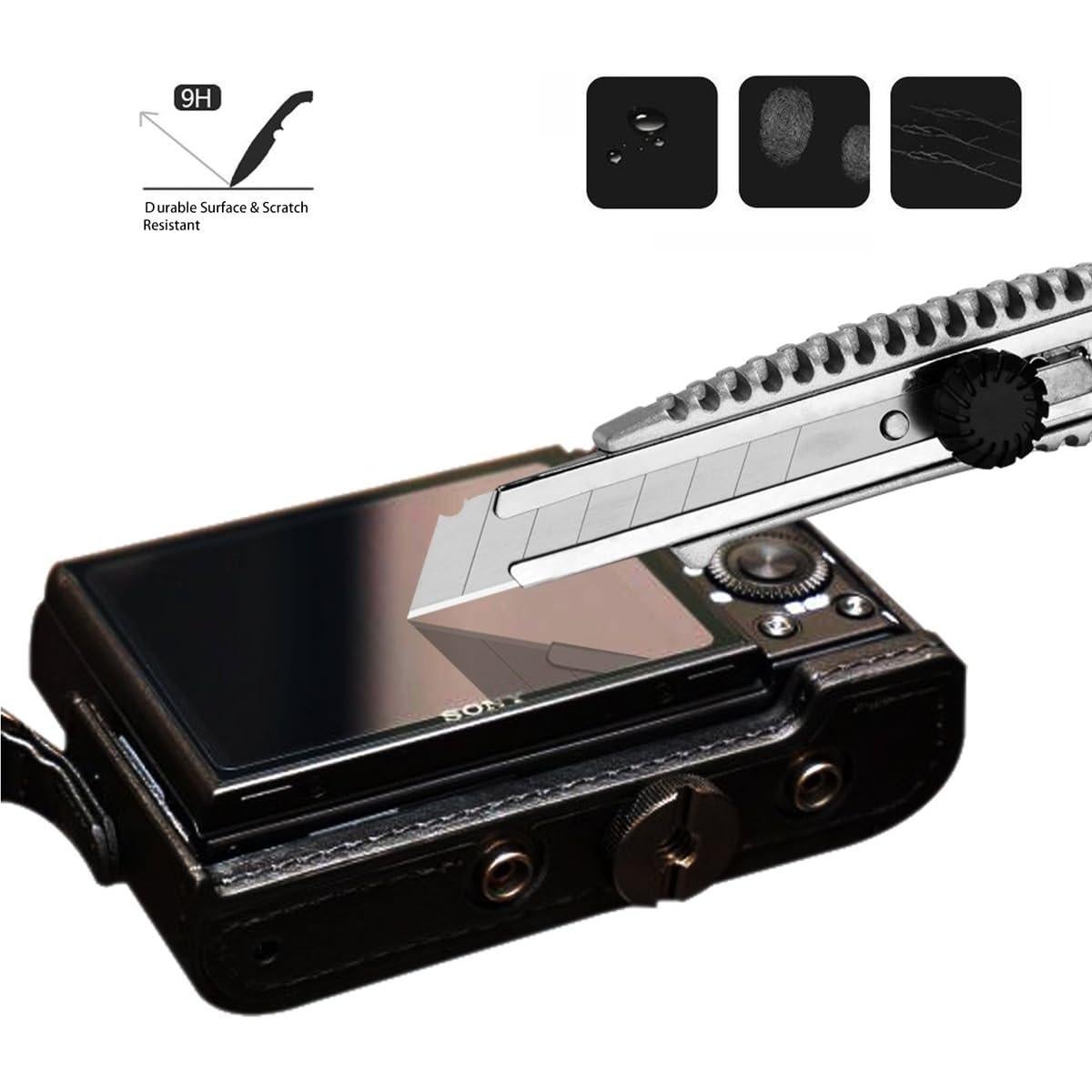 Protector de Pantalla Vidrio Templado AKWOX para Sony A9 A7II A7RII 3-Pack