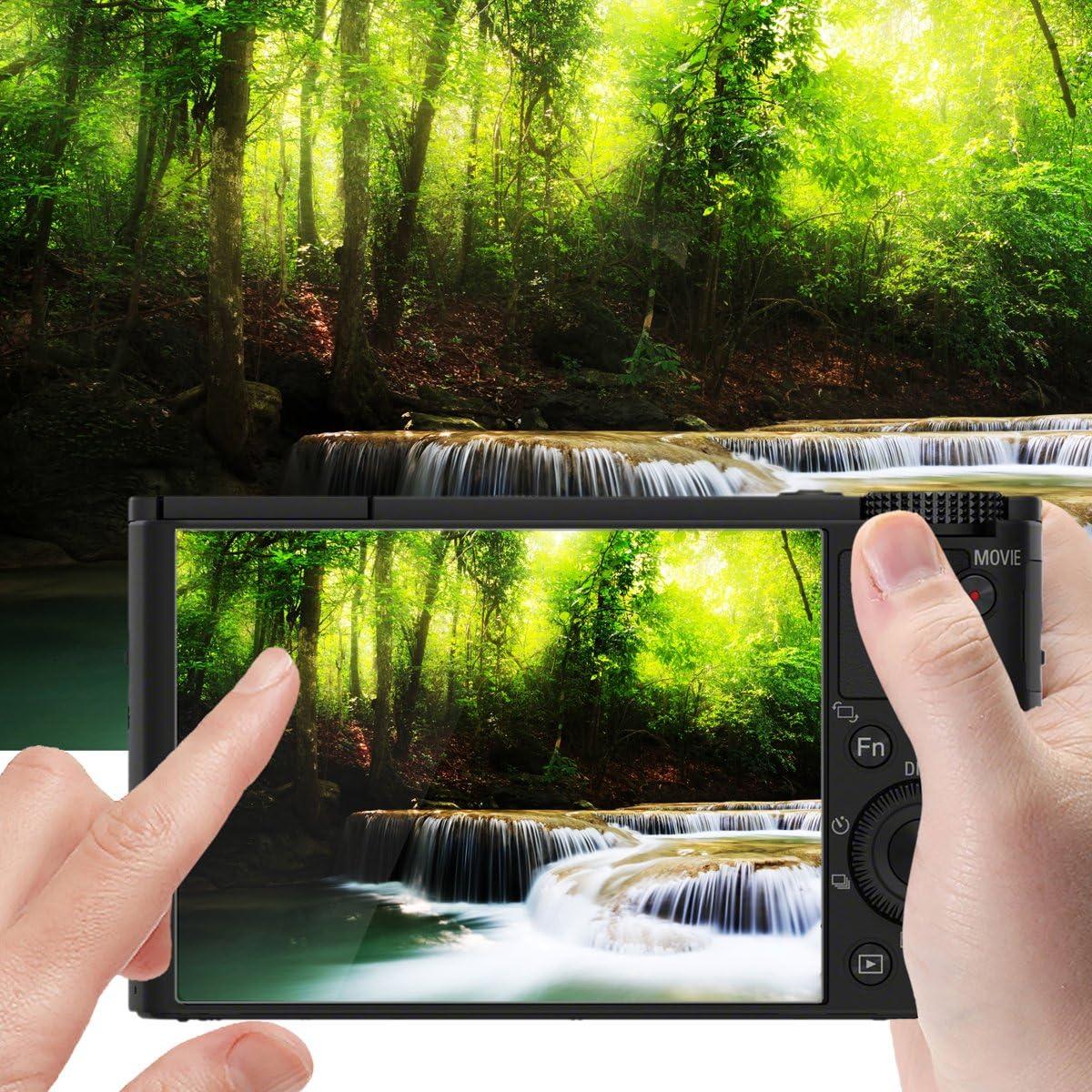 Protector de Pantalla Vidrio Templado AKWOX para Sony A9 A7II A7RII 3-Pack