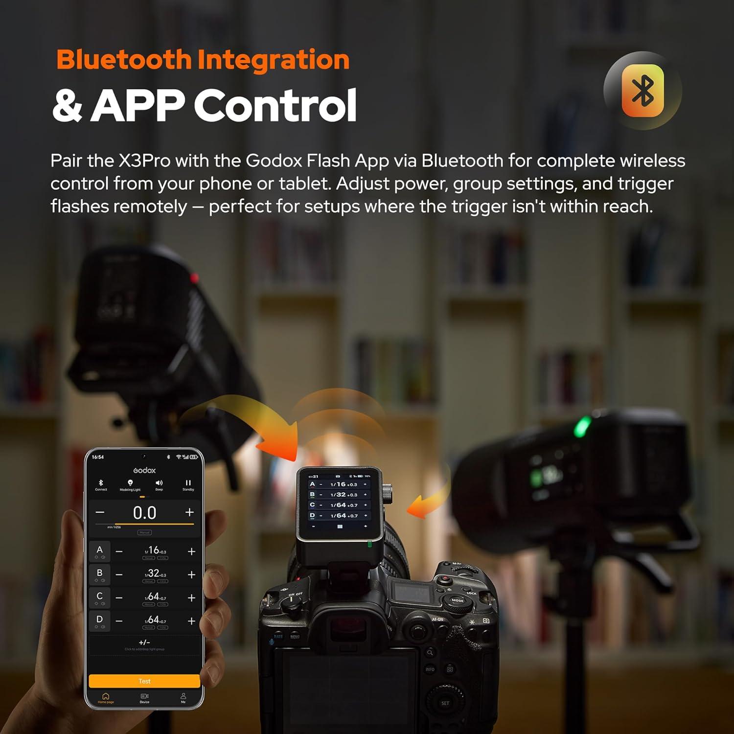 Disparador Inalámbrico TTL Godox X3 Pro S para Cámara Sony