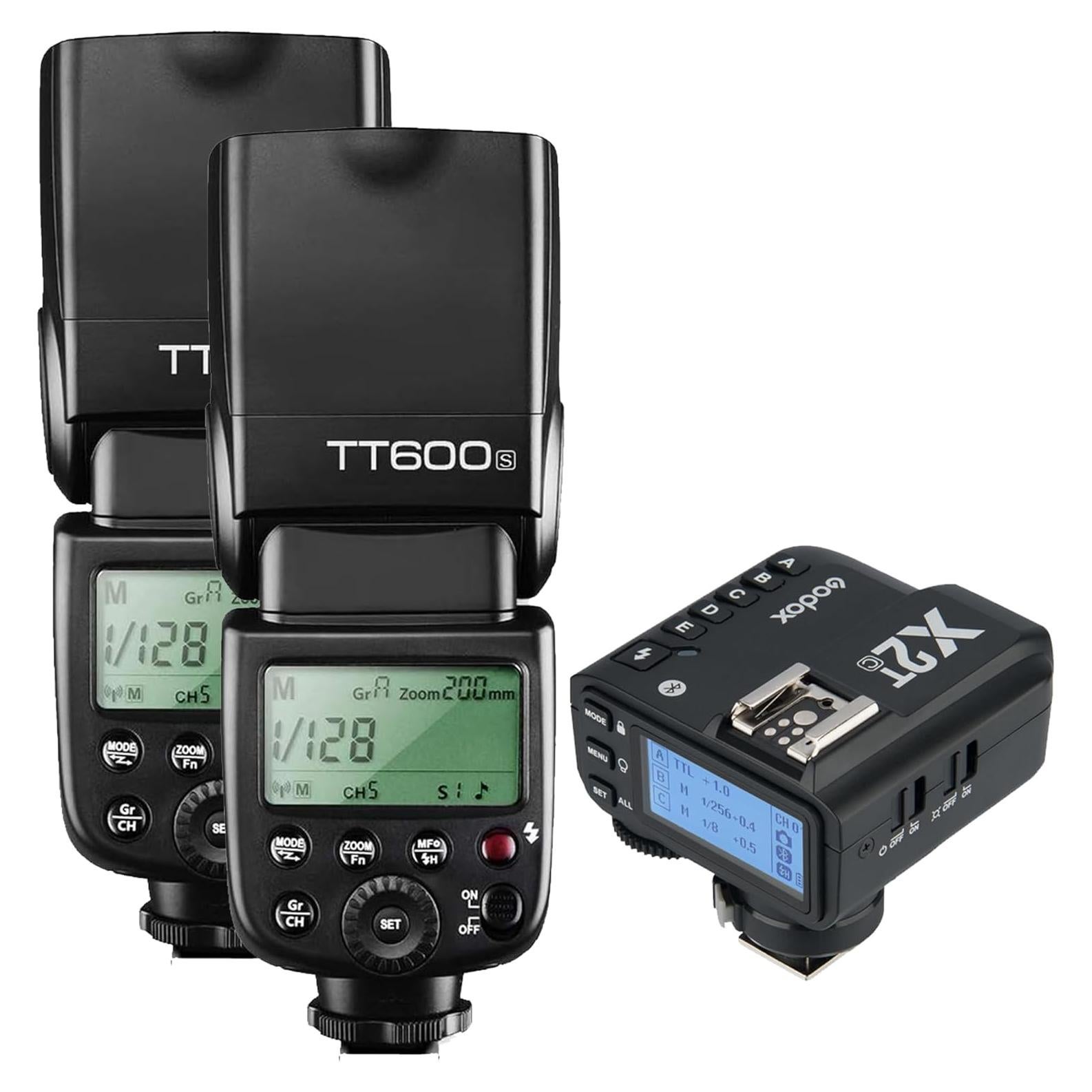 Flash Godox TT600S 2pcs TTL GN60 2.4G para cámaras Sony