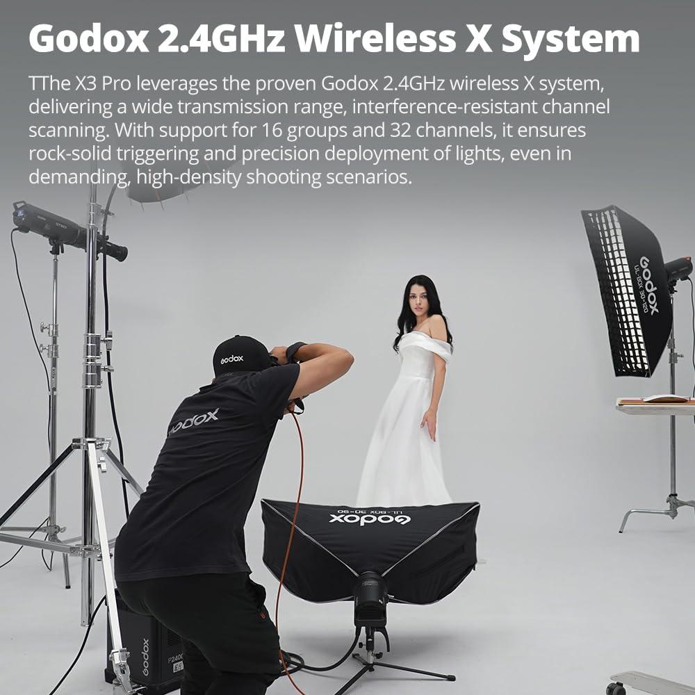 Disparador Inalámbrico TTL Godox X3 Pro para Sony, Pantalla 2.4"