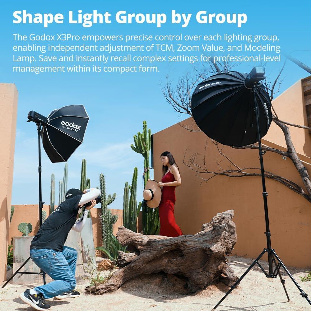 Disparador Inalámbrico TTL Godox X3 Pro para Sony, Pantalla 2.4"