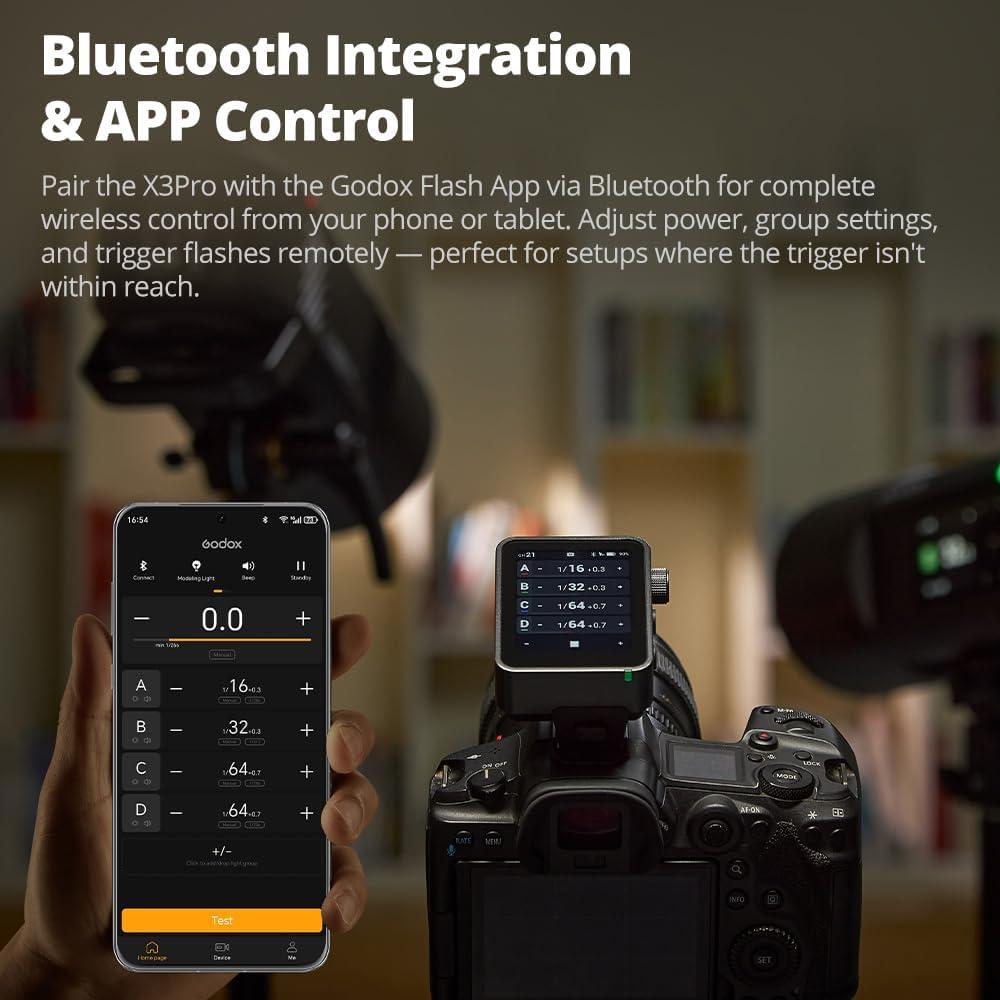 Disparador Inalámbrico TTL Godox X3 Pro para Sony, Pantalla 2.4"