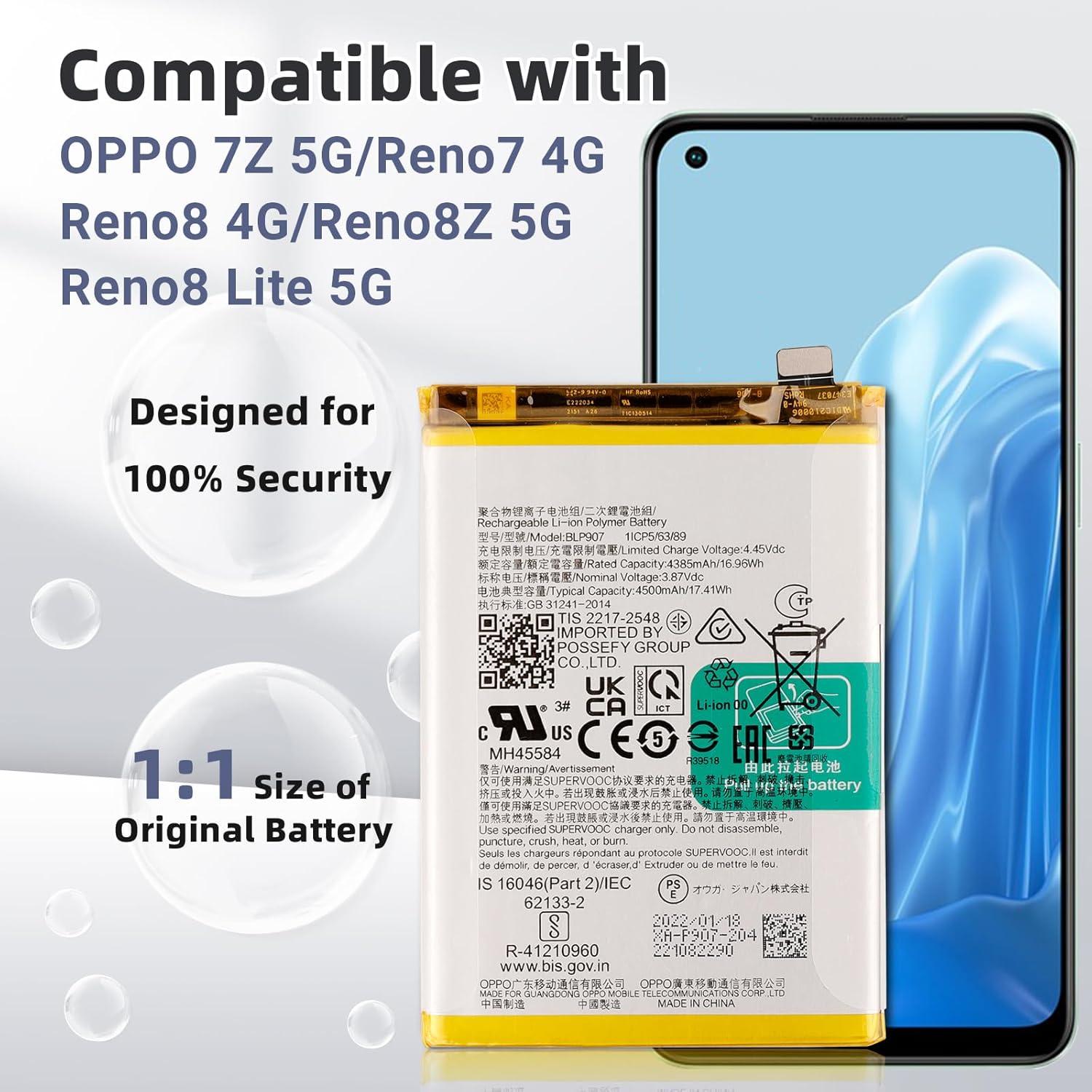 Batería de Reemplazo EB-BN950ABE para O-PPO 7Z 5G - 5000mAh