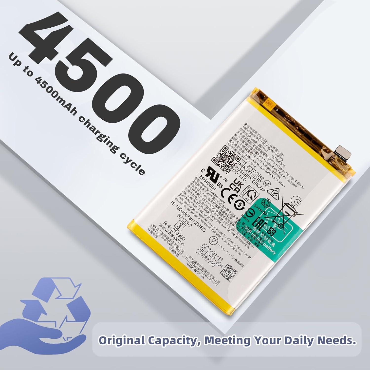 Batería de Reemplazo EB-BN950ABE para O-PPO 7Z 5G - 5000mAh